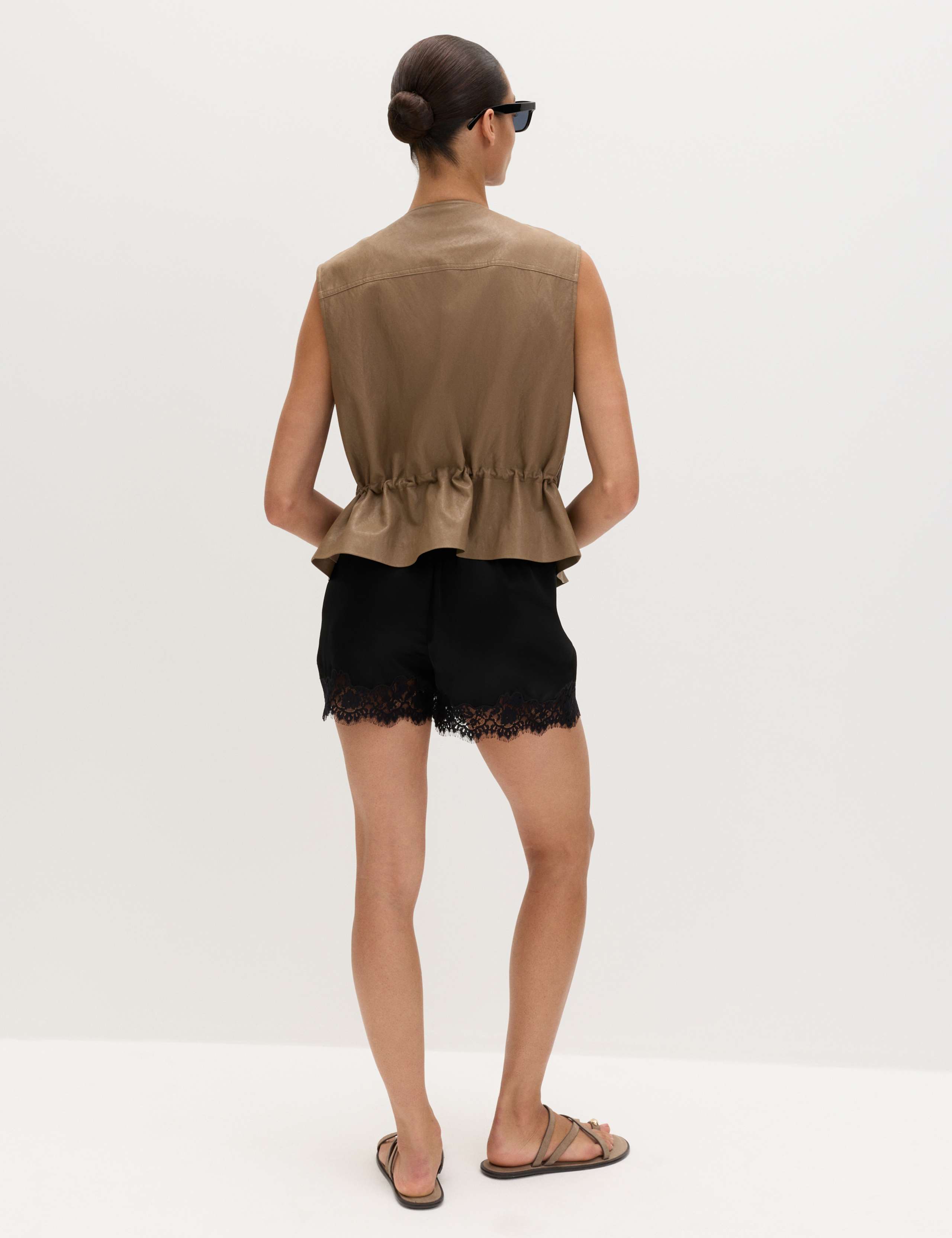 Faux Leather Utility Gilet 4 of 9