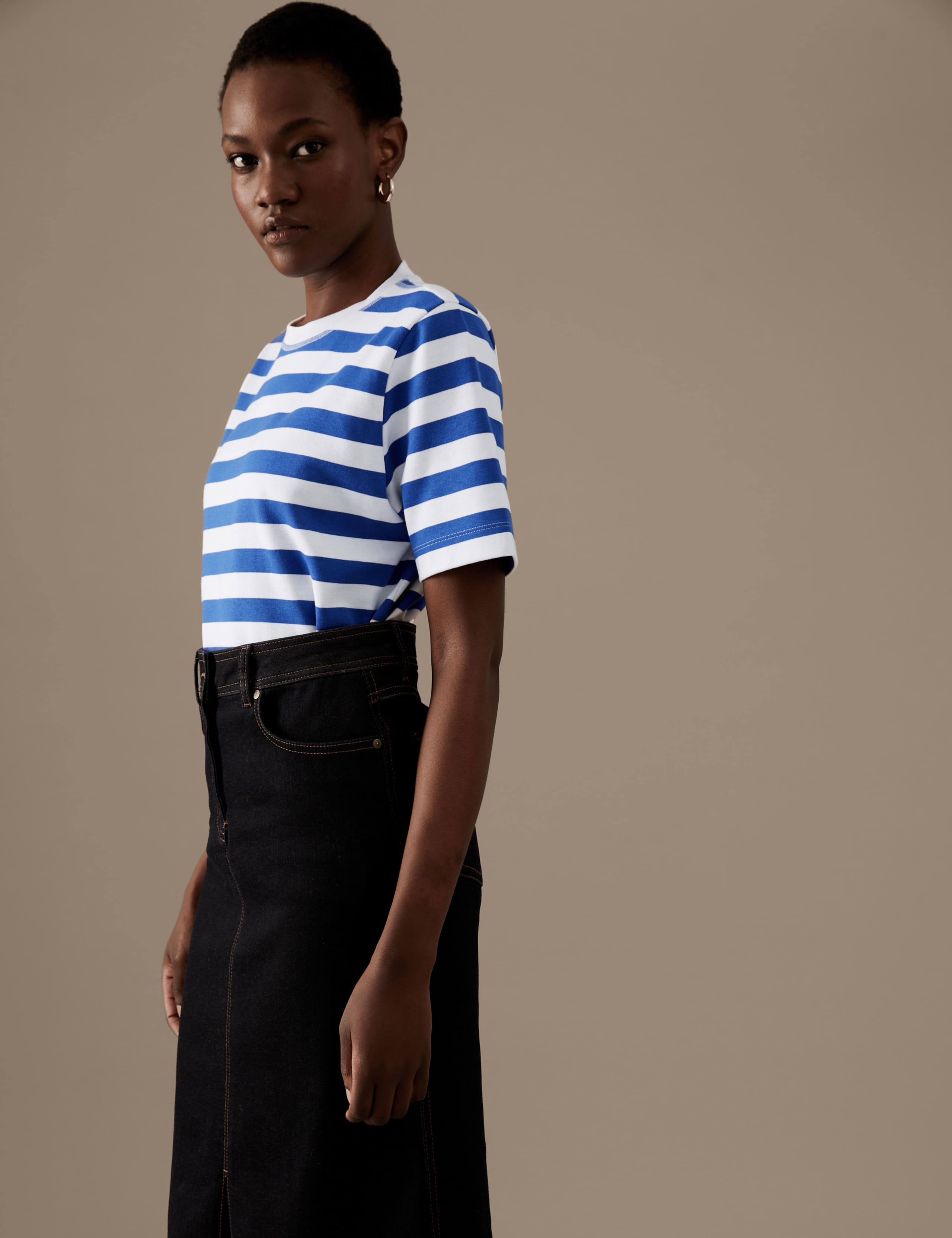 Cotton Rich Striped T-Shirt 5 of 6