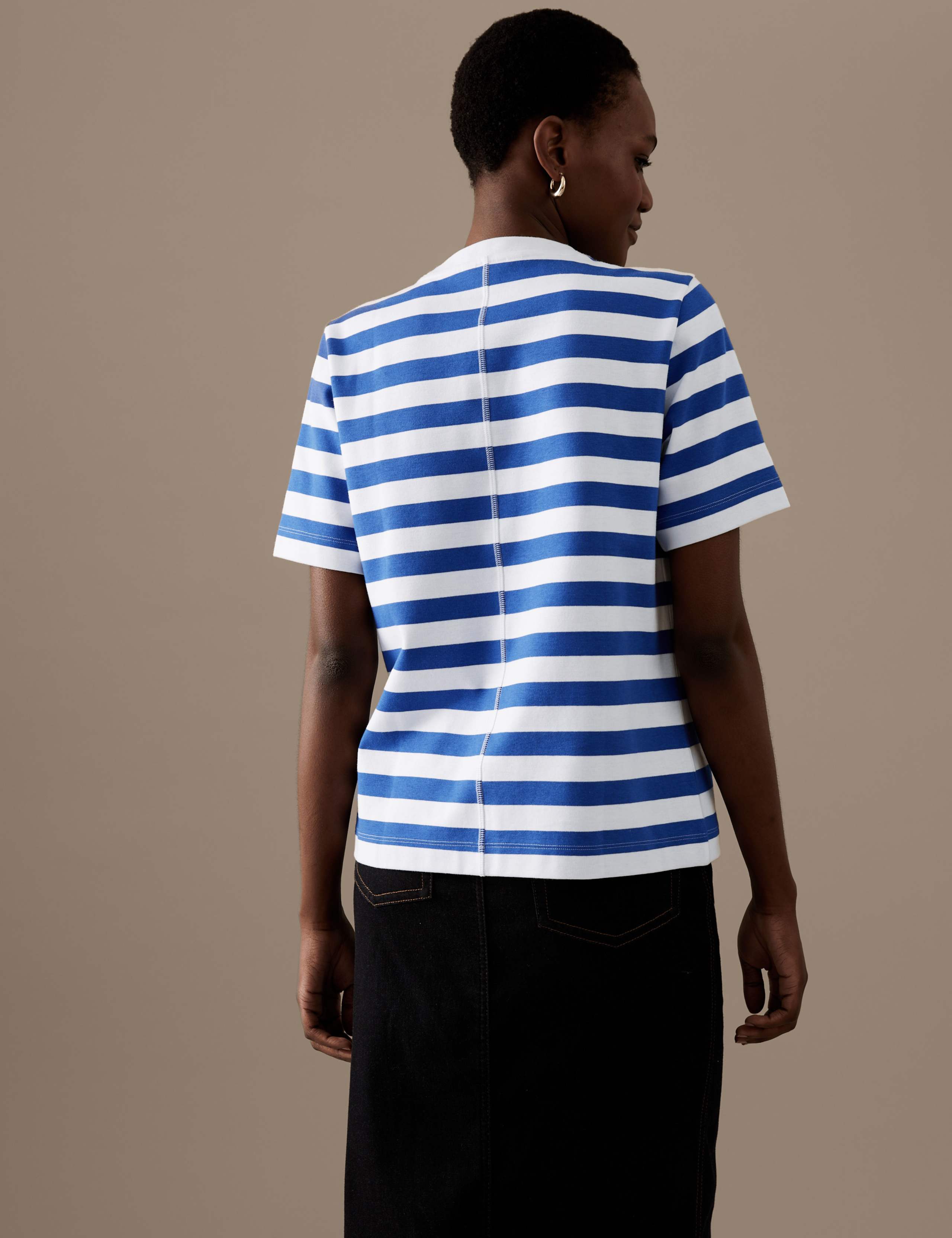Cotton Rich Striped T-Shirt 6 of 6