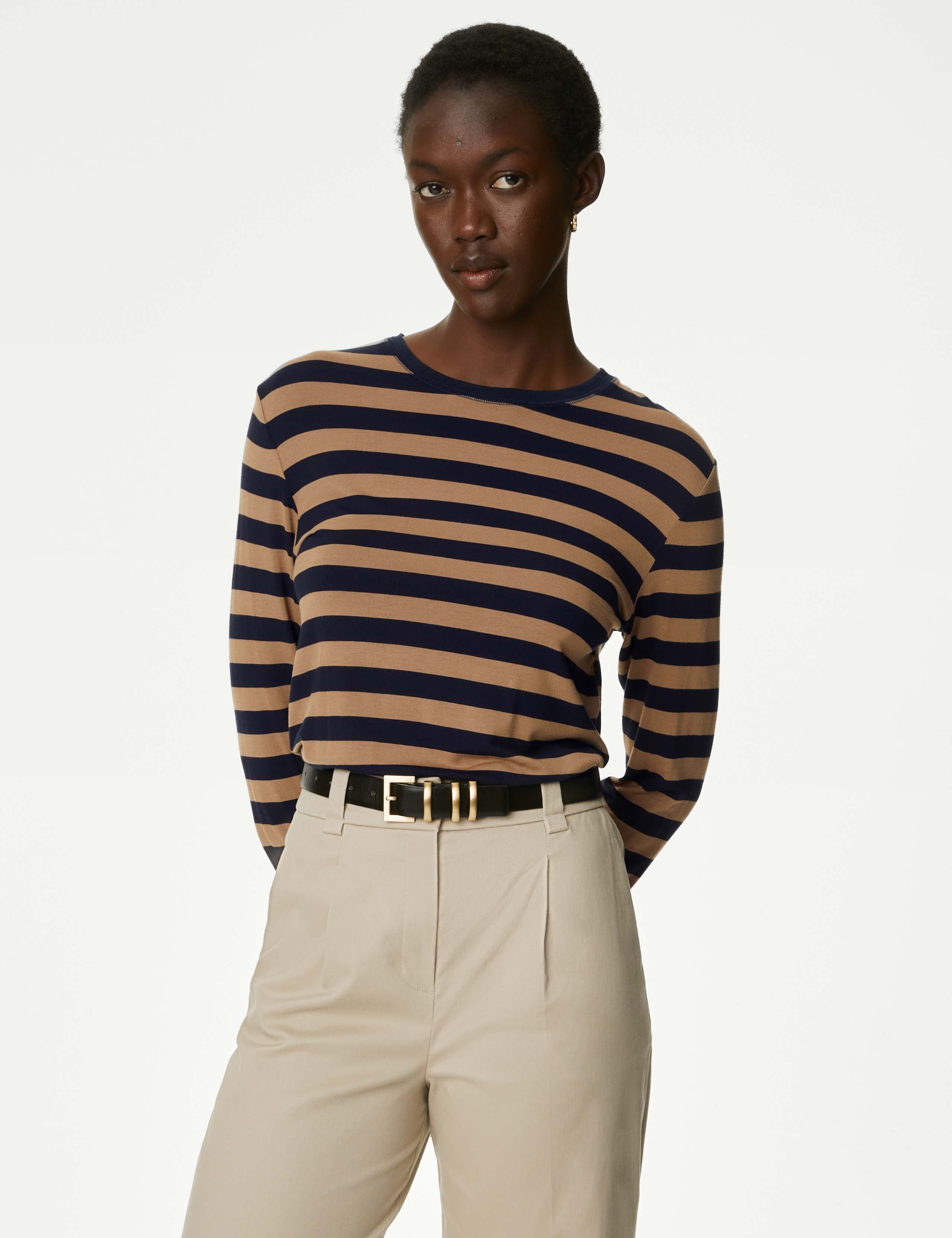 Jersey Striped Top 4 of 5