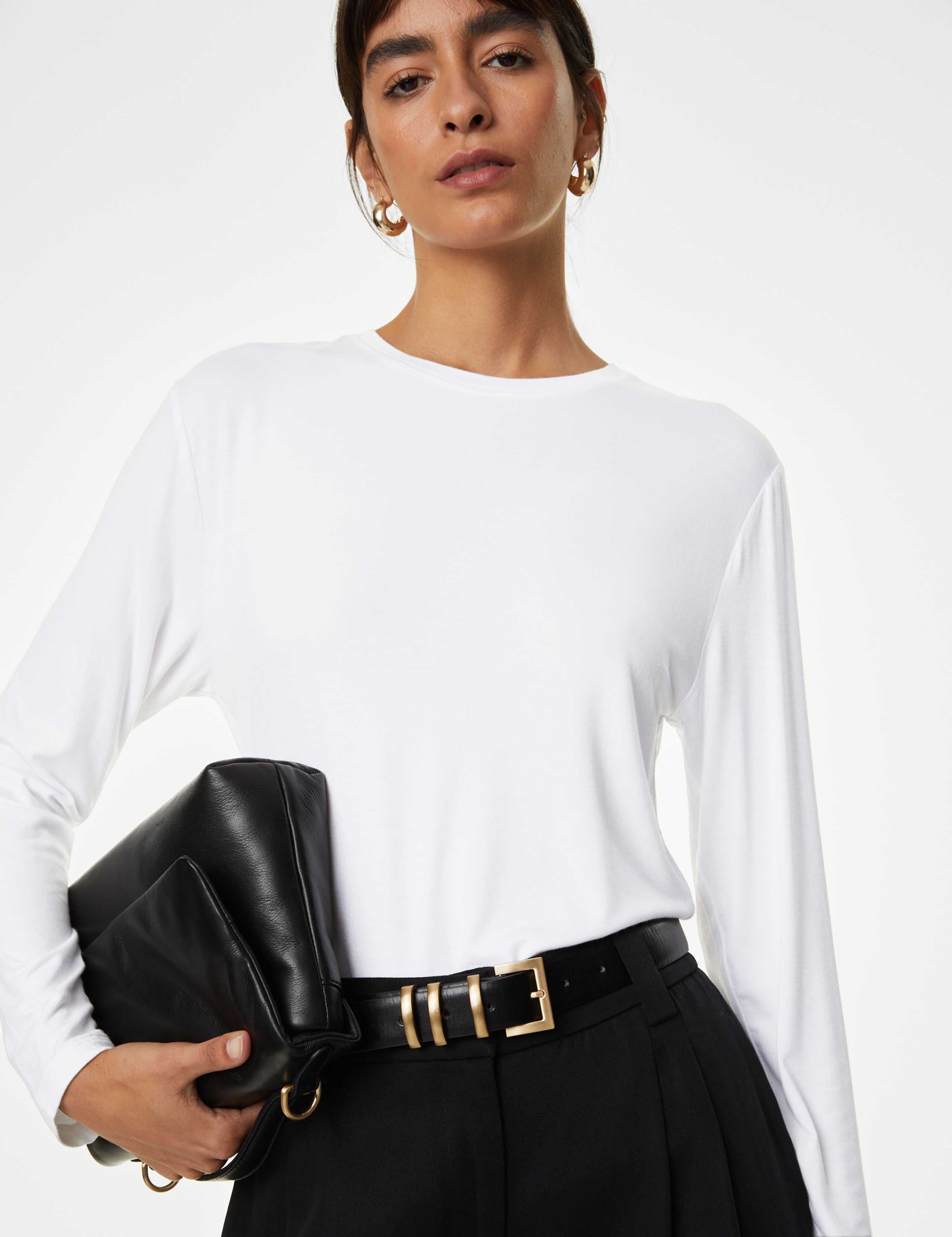 Round Neck Long Sleeve Top 3 of 5