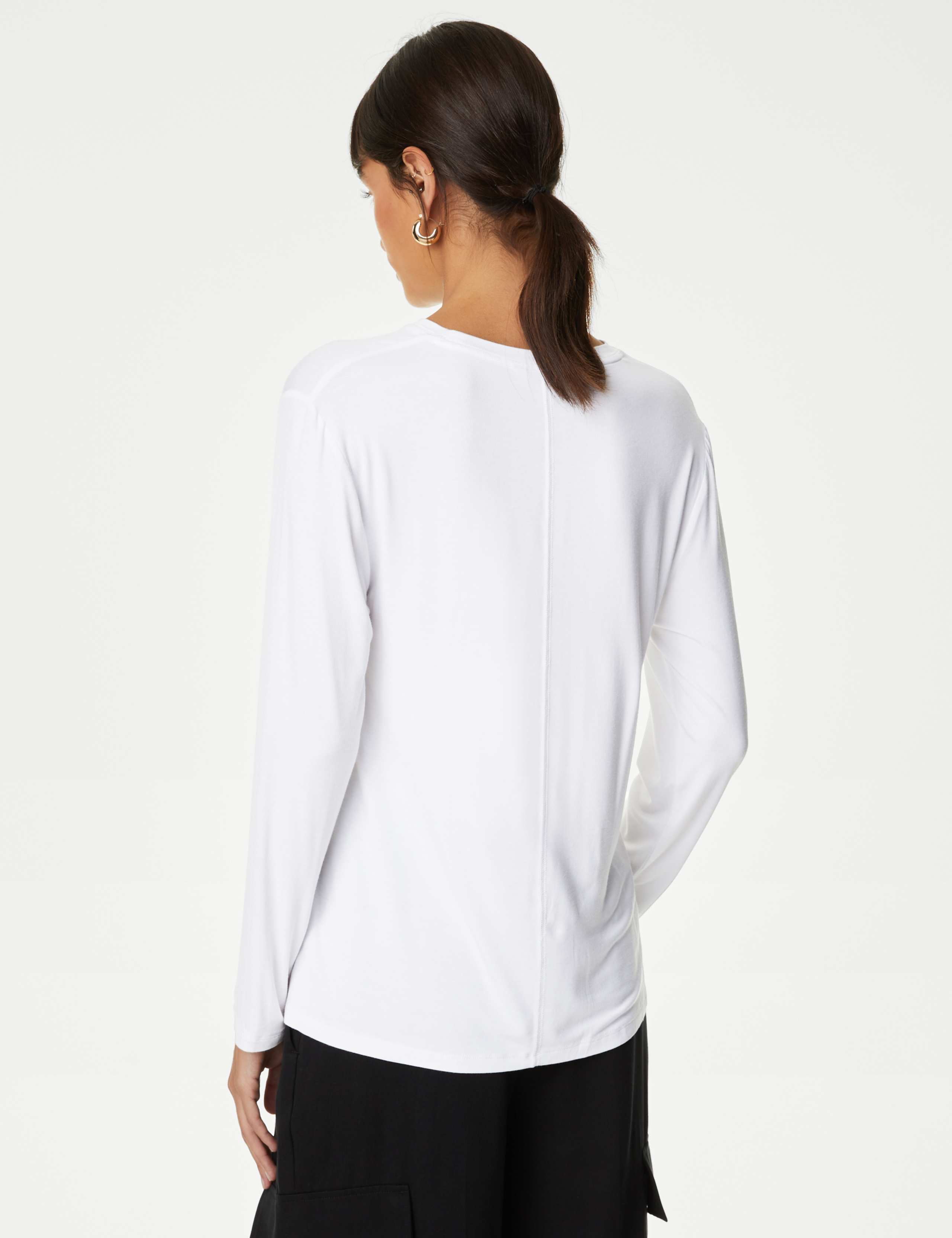 Round Neck Long Sleeve Top 5 of 5