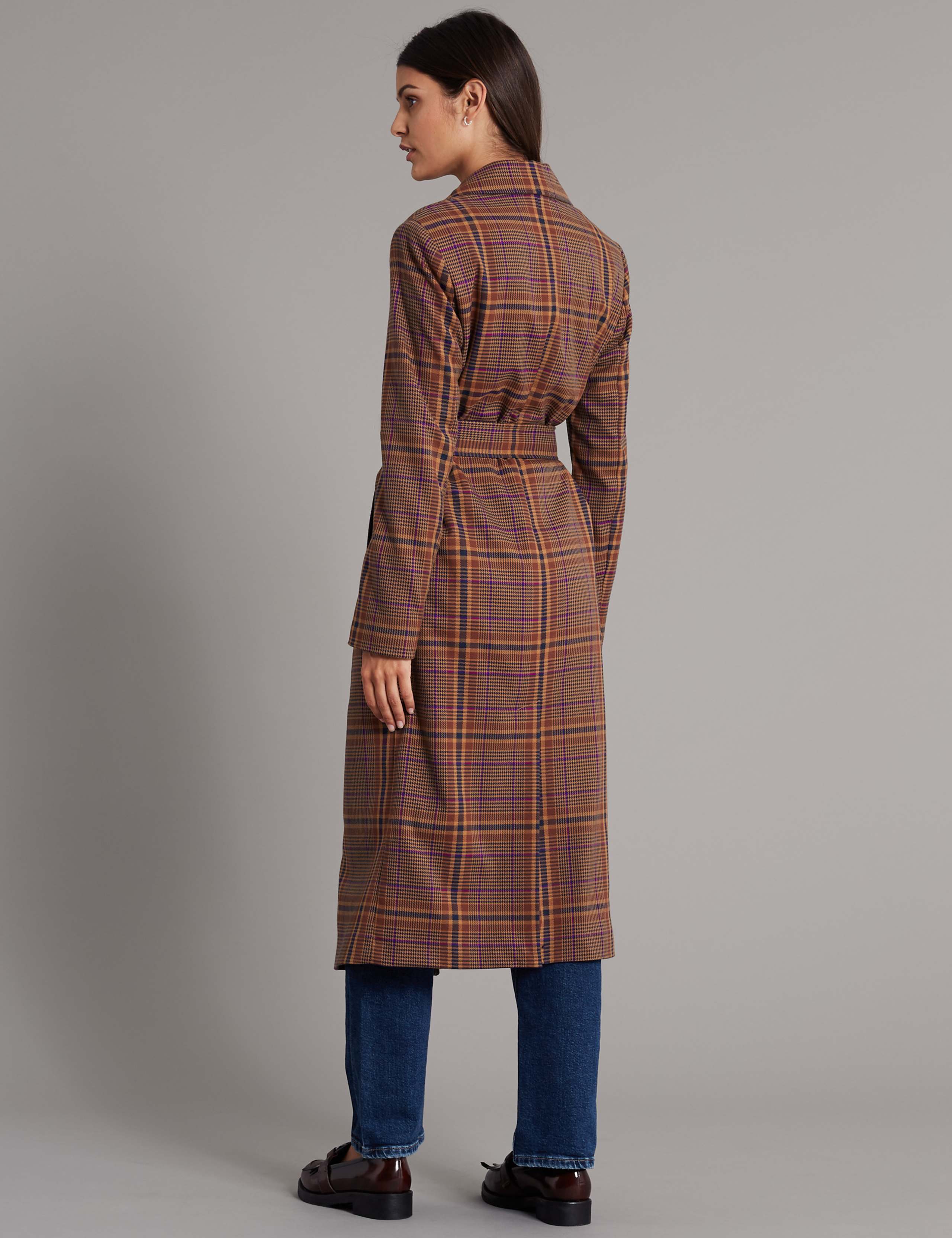 Checked Trench Coat 4 of 5