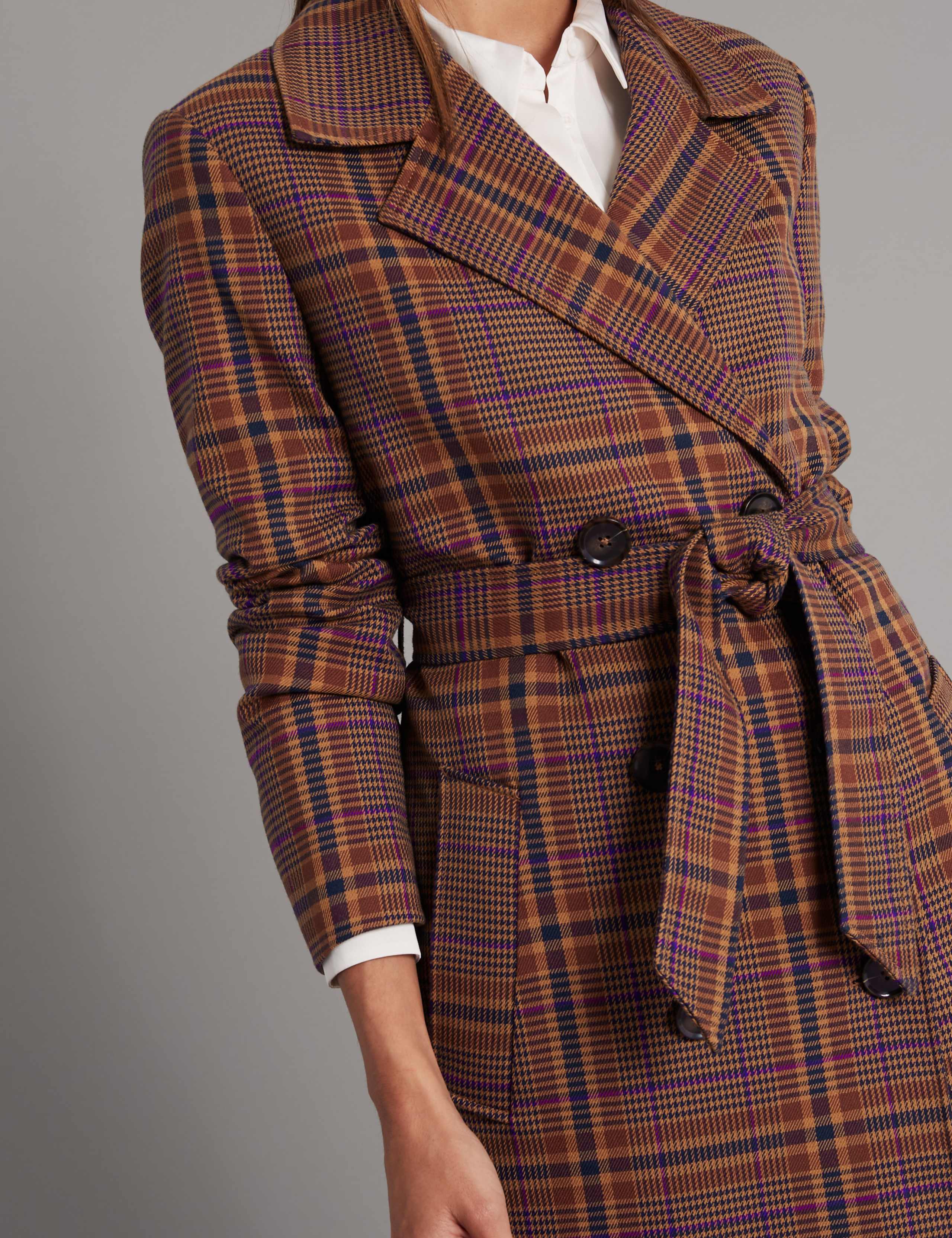 Checked Trench Coat 5 of 5
