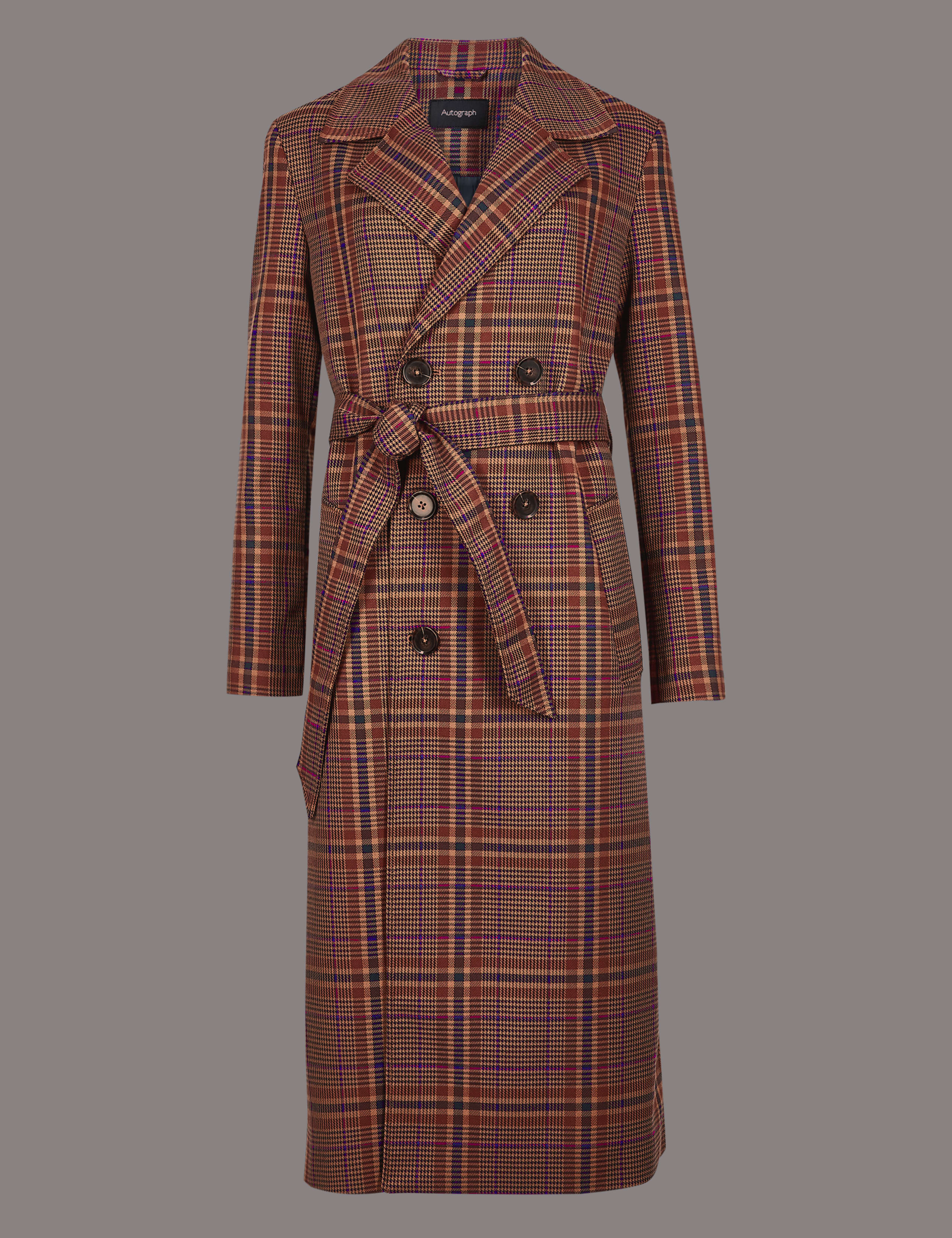 Checked Trench Coat 2 of 5