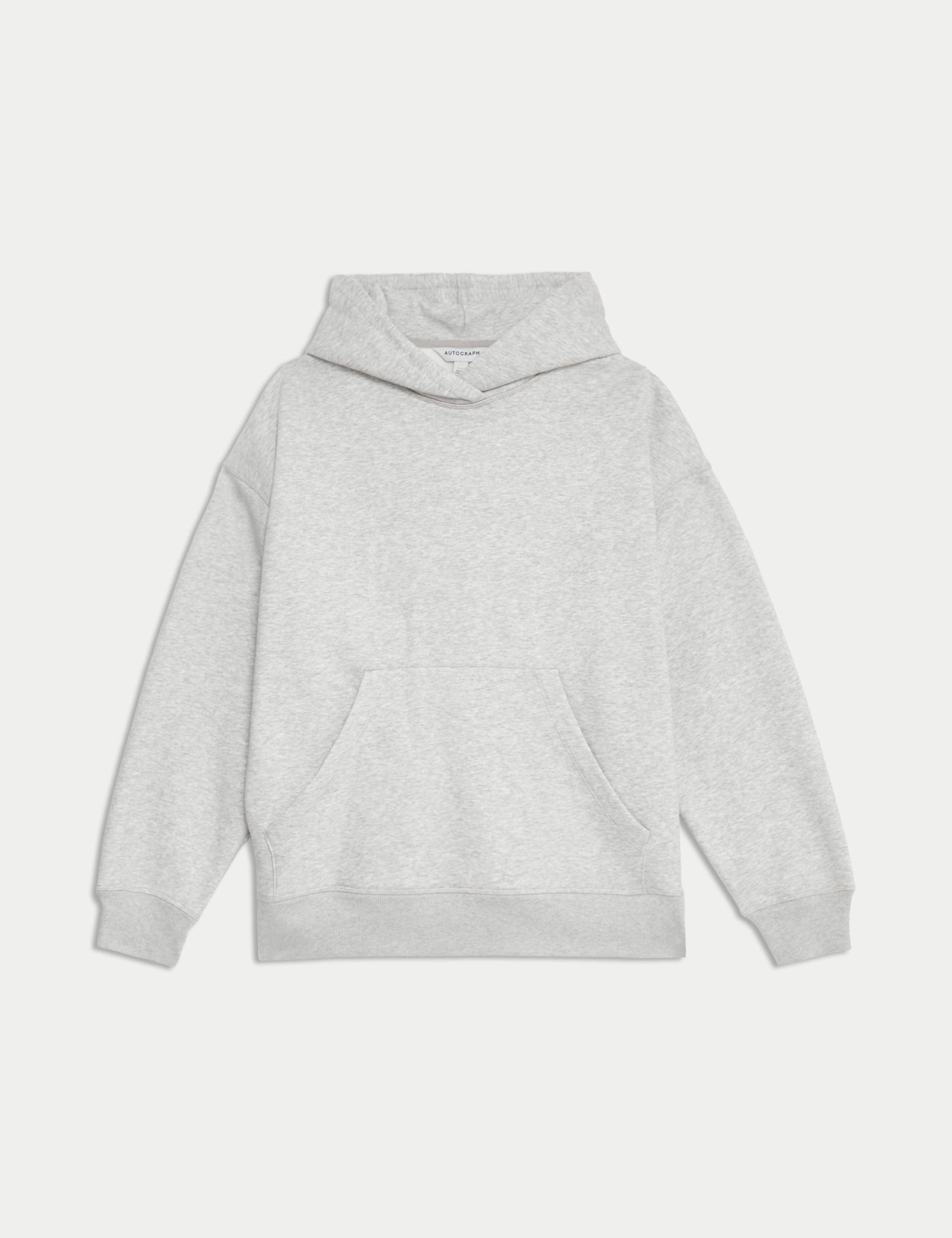 Cotton Blend Relaxed Hoodie 2 of 6