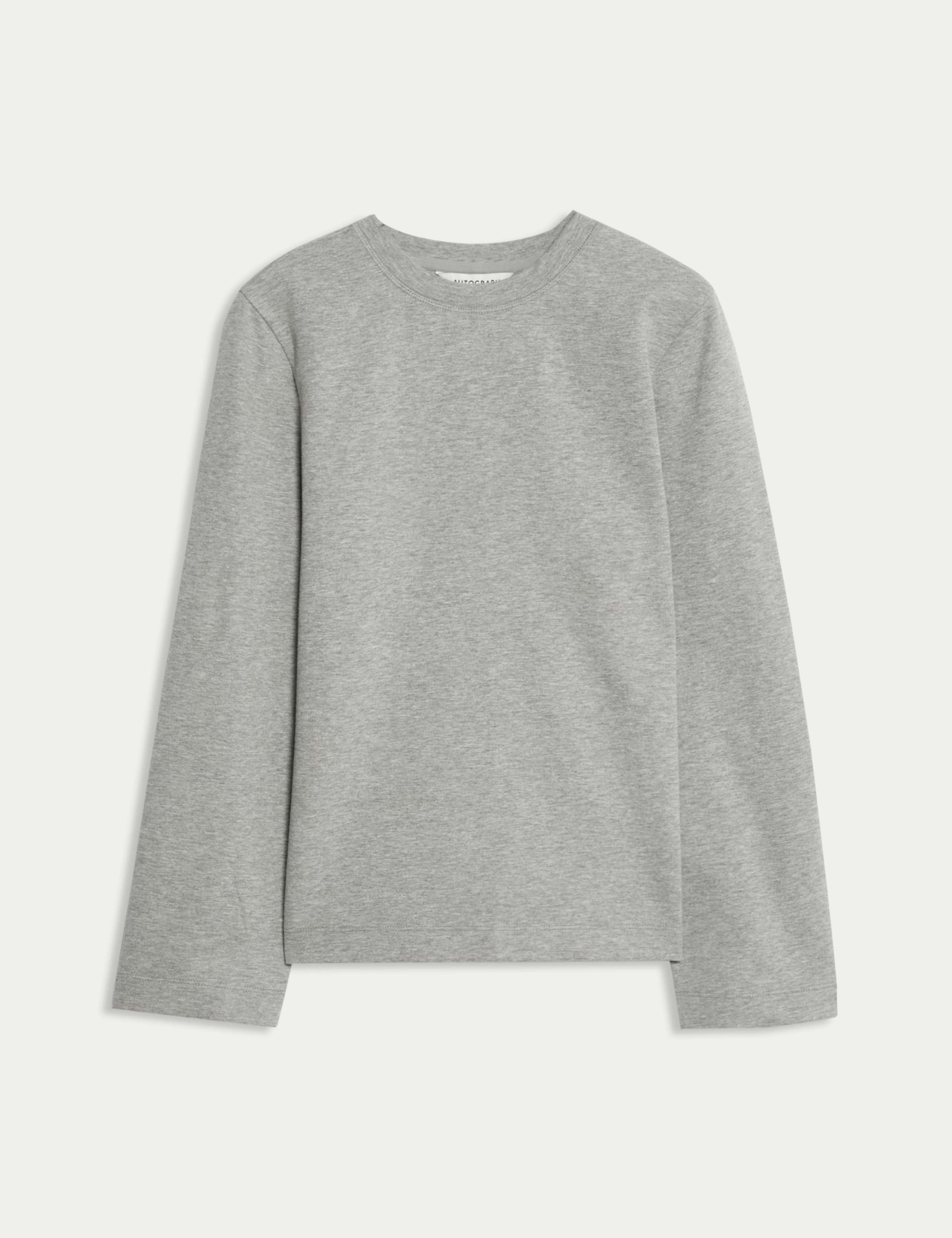 Cotton Rich Crew Neck Top 2 of 6