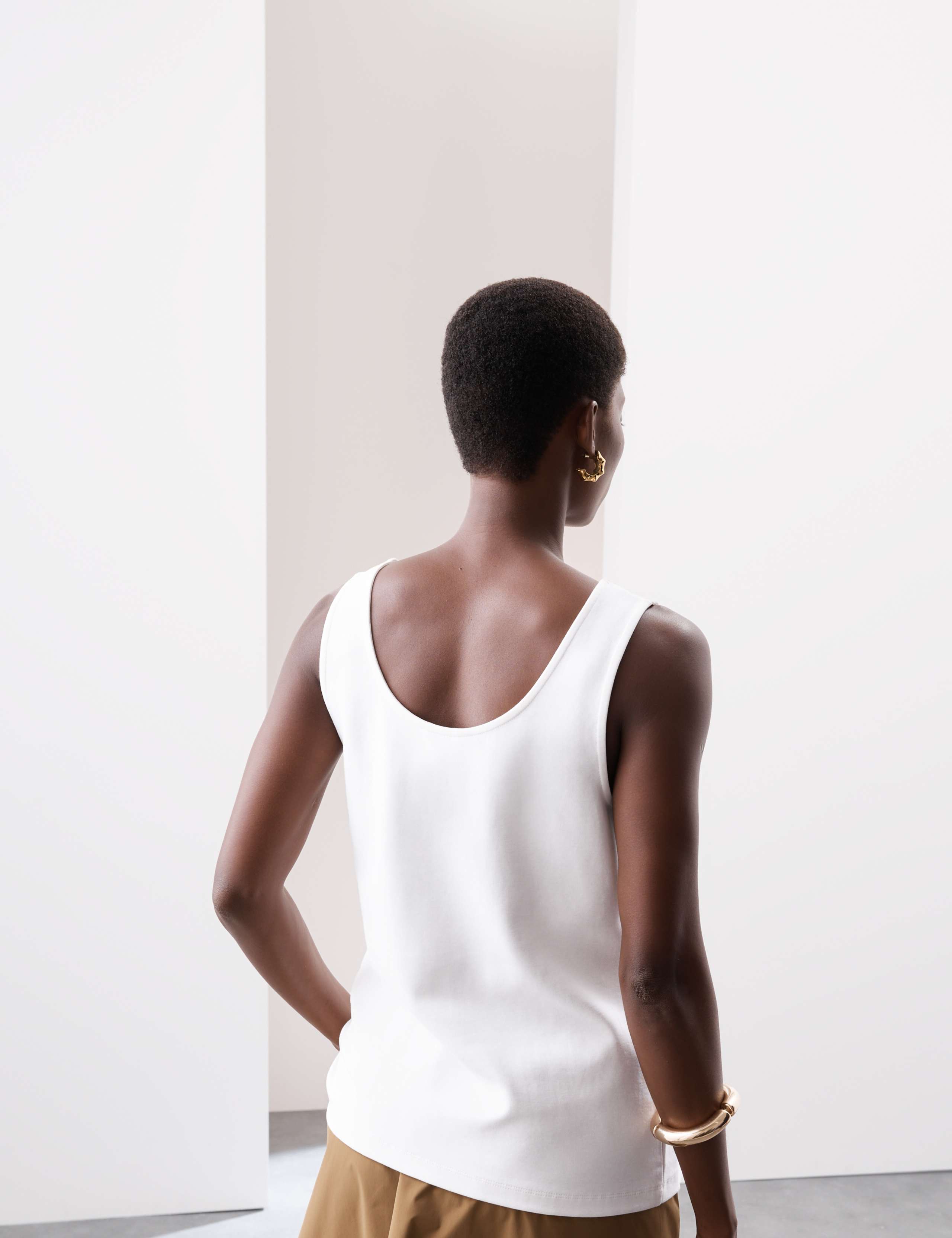 Cotton Rich Hardware Detail Vest 5 of 5