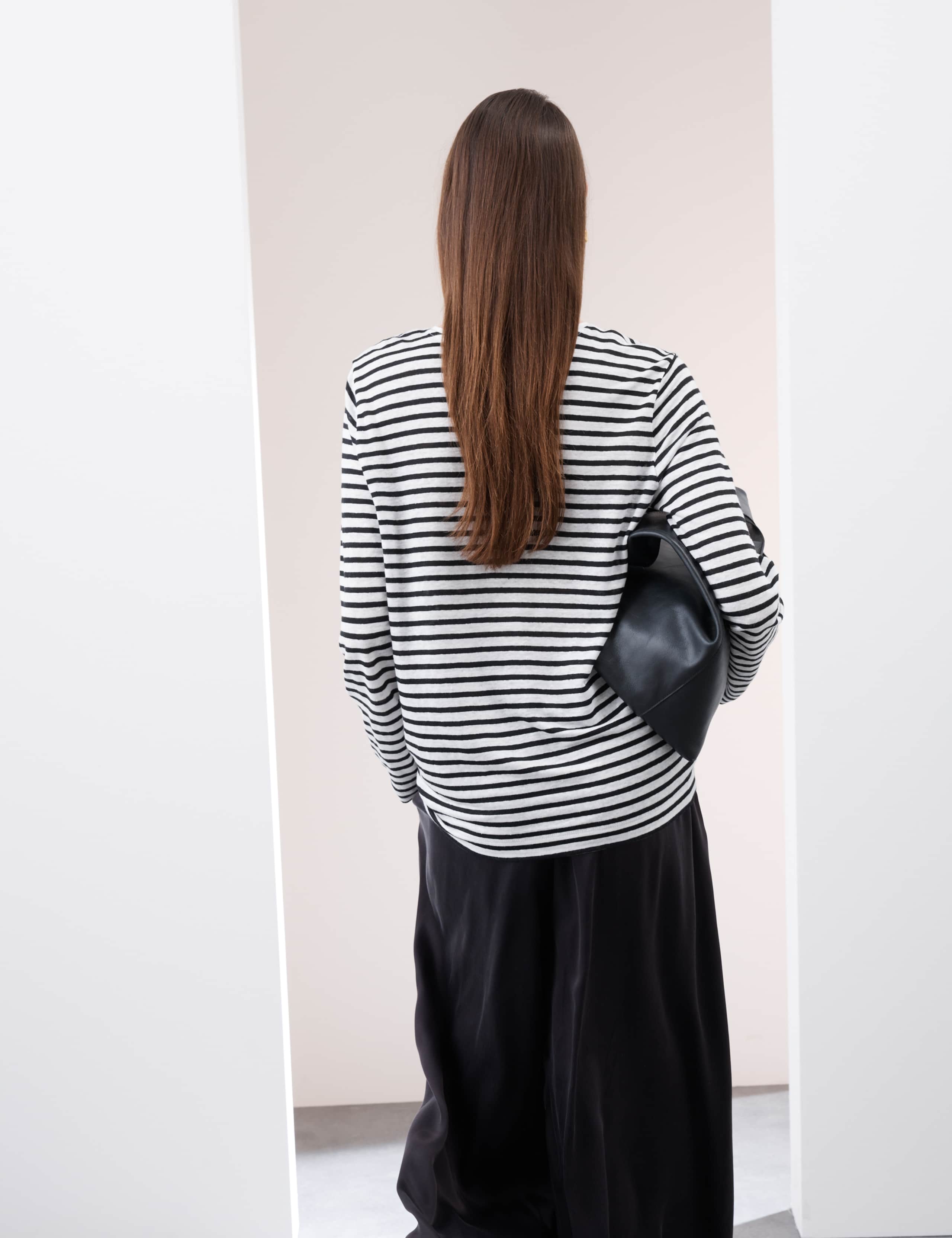 Pure Linen Striped V-Neck Top 5 of 6
