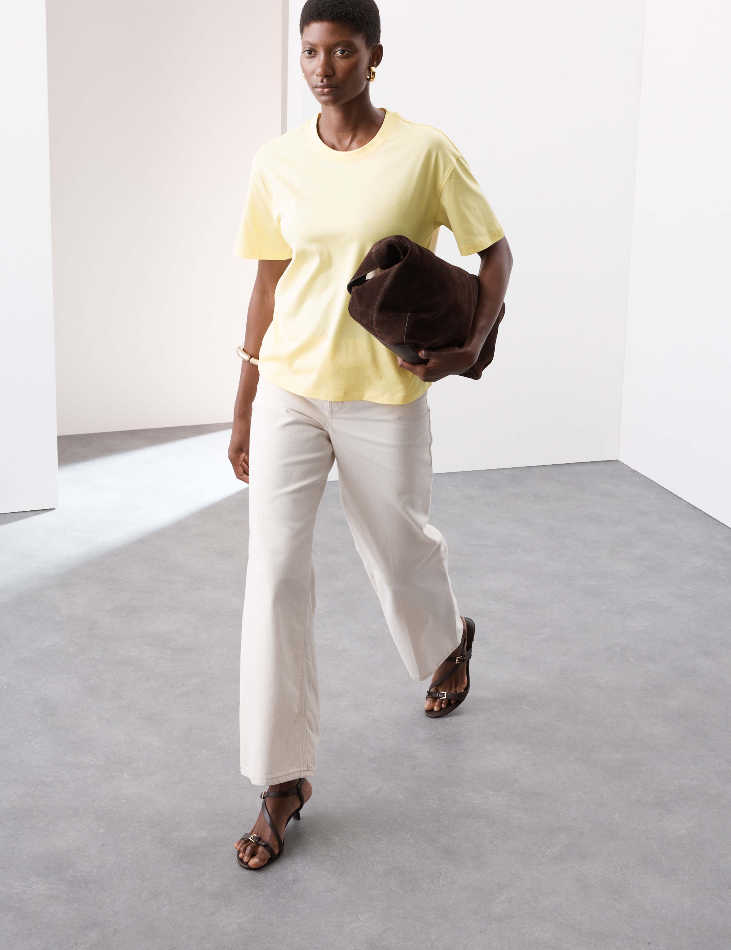 Pure Cotton Relaxed T-Shirt 4 of 5