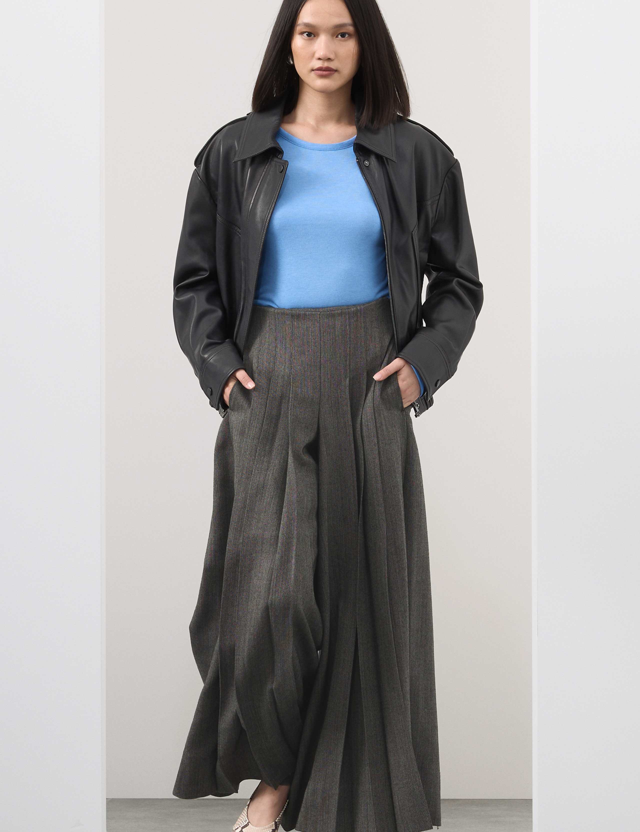 Crew Neck Top with Silk 3 of 5