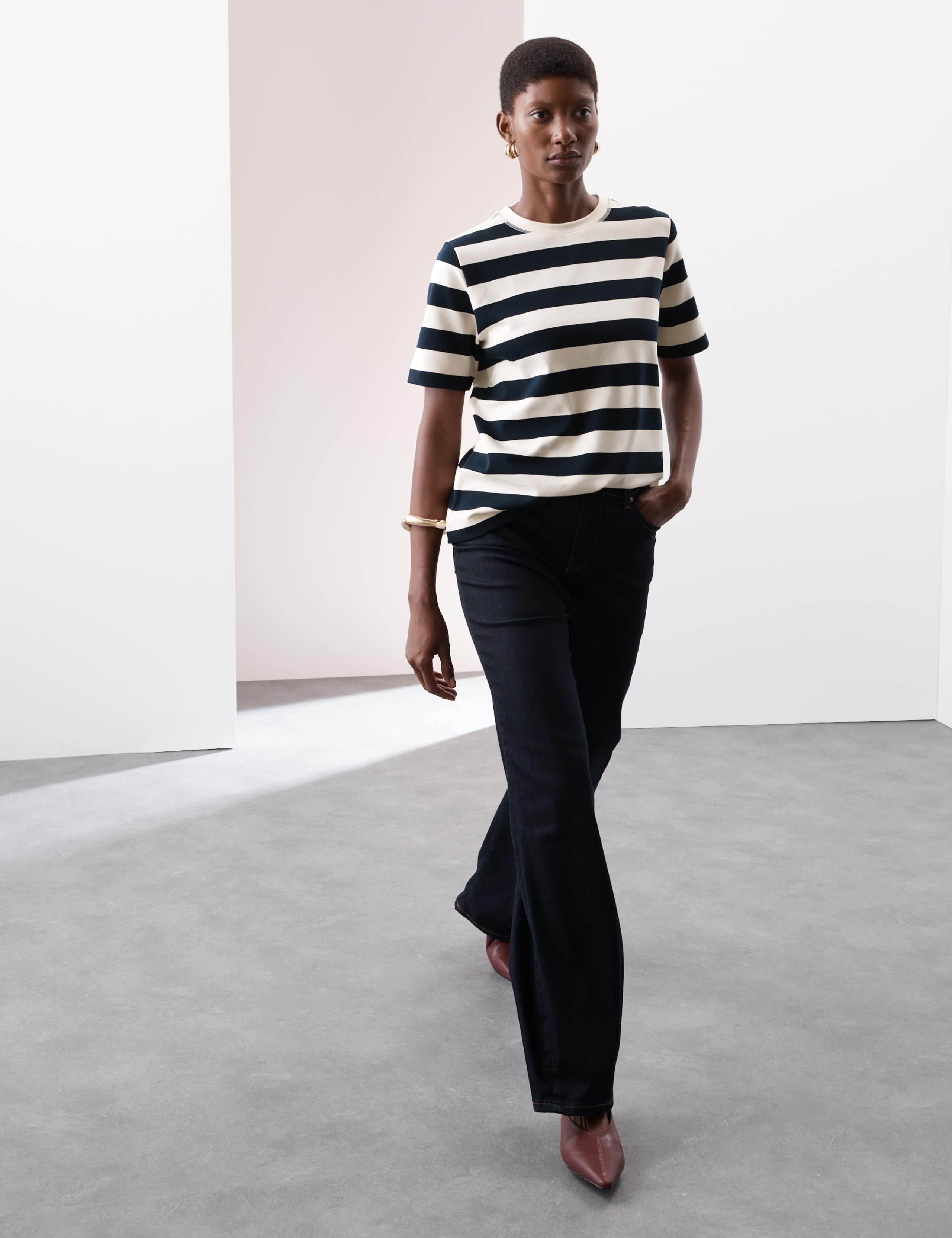 Cotton Rich Striped T-Shirt 3 of 5