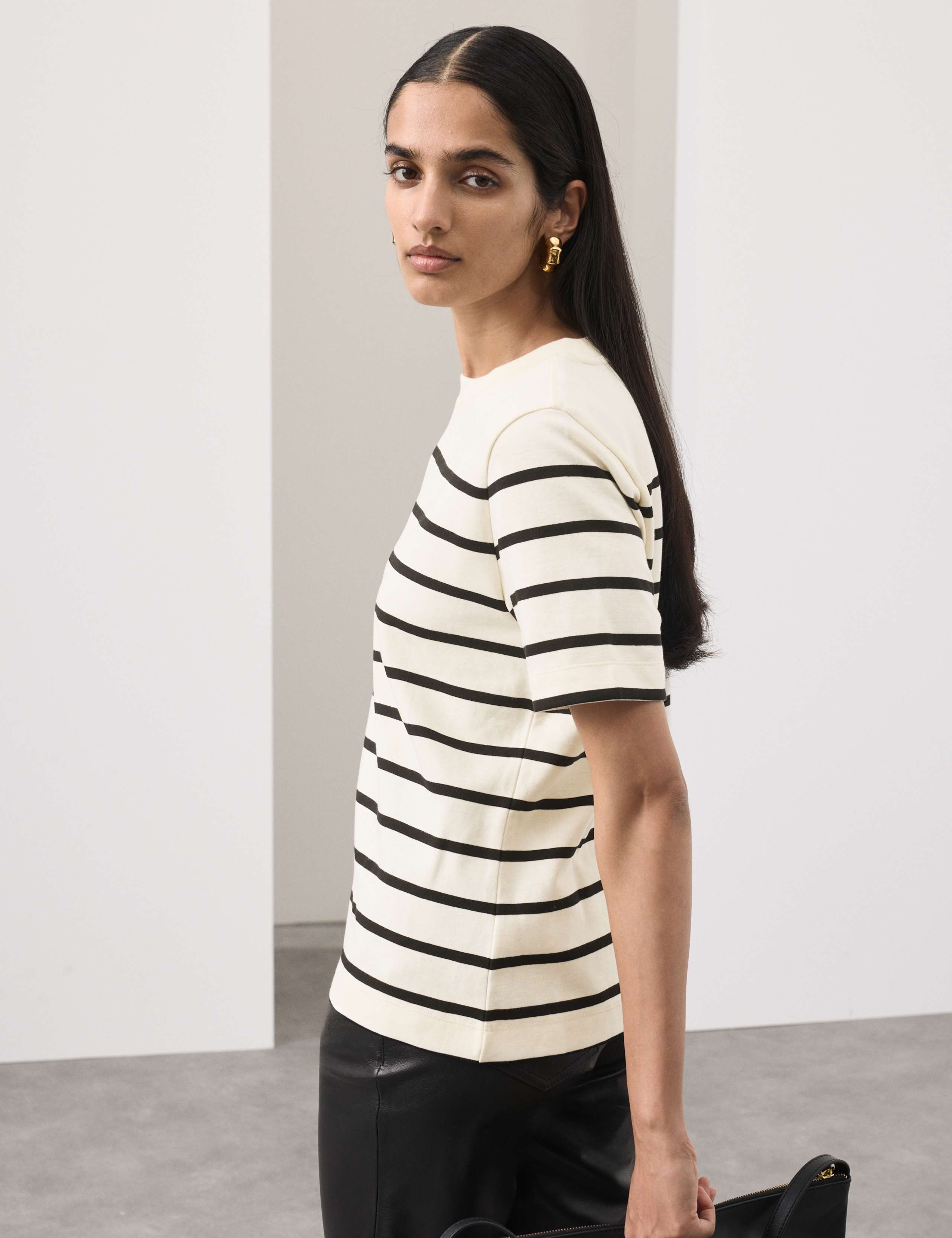 Cotton Rich Striped T-Shirt 4 of 5