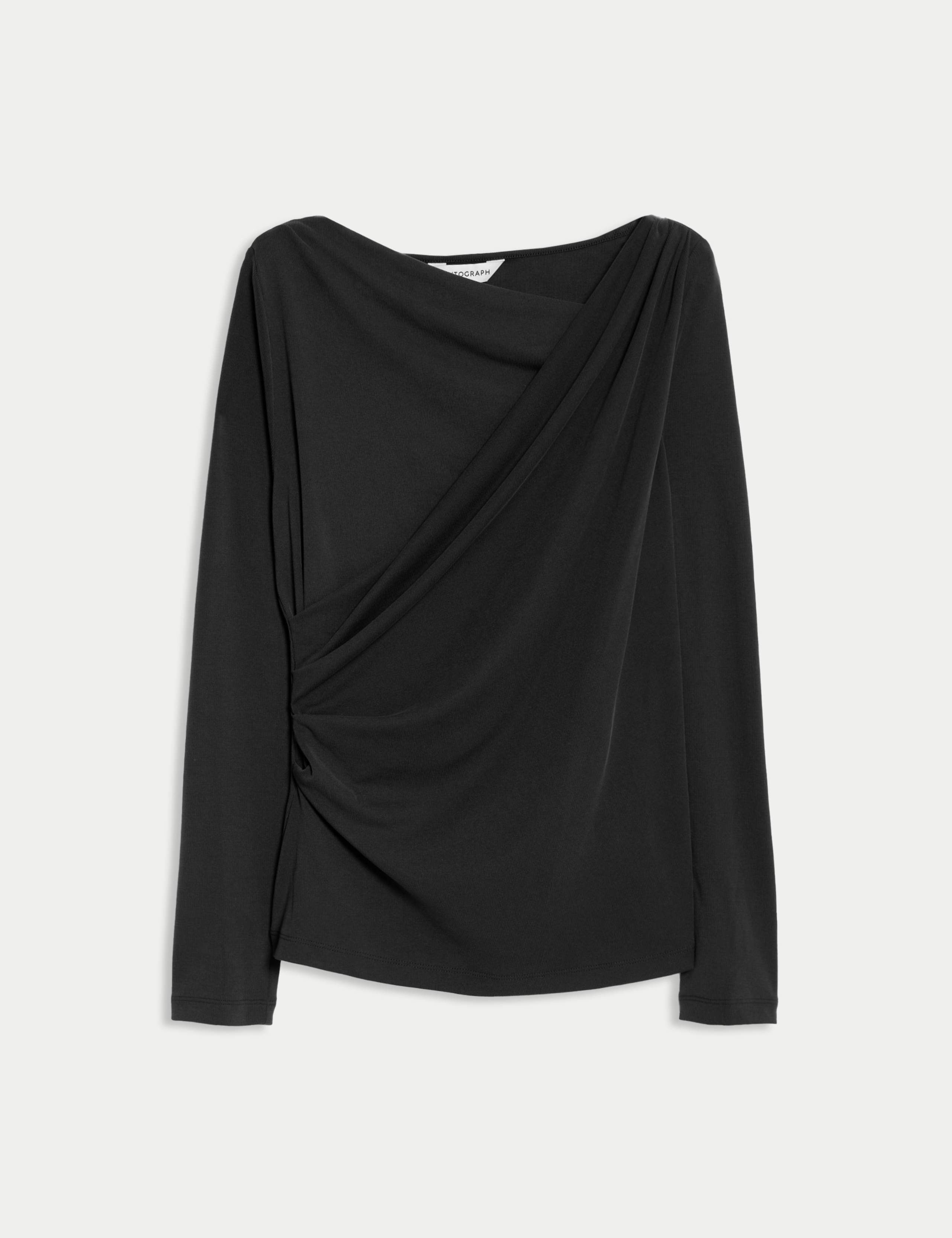 Modal Rich Draped Top 2 of 6