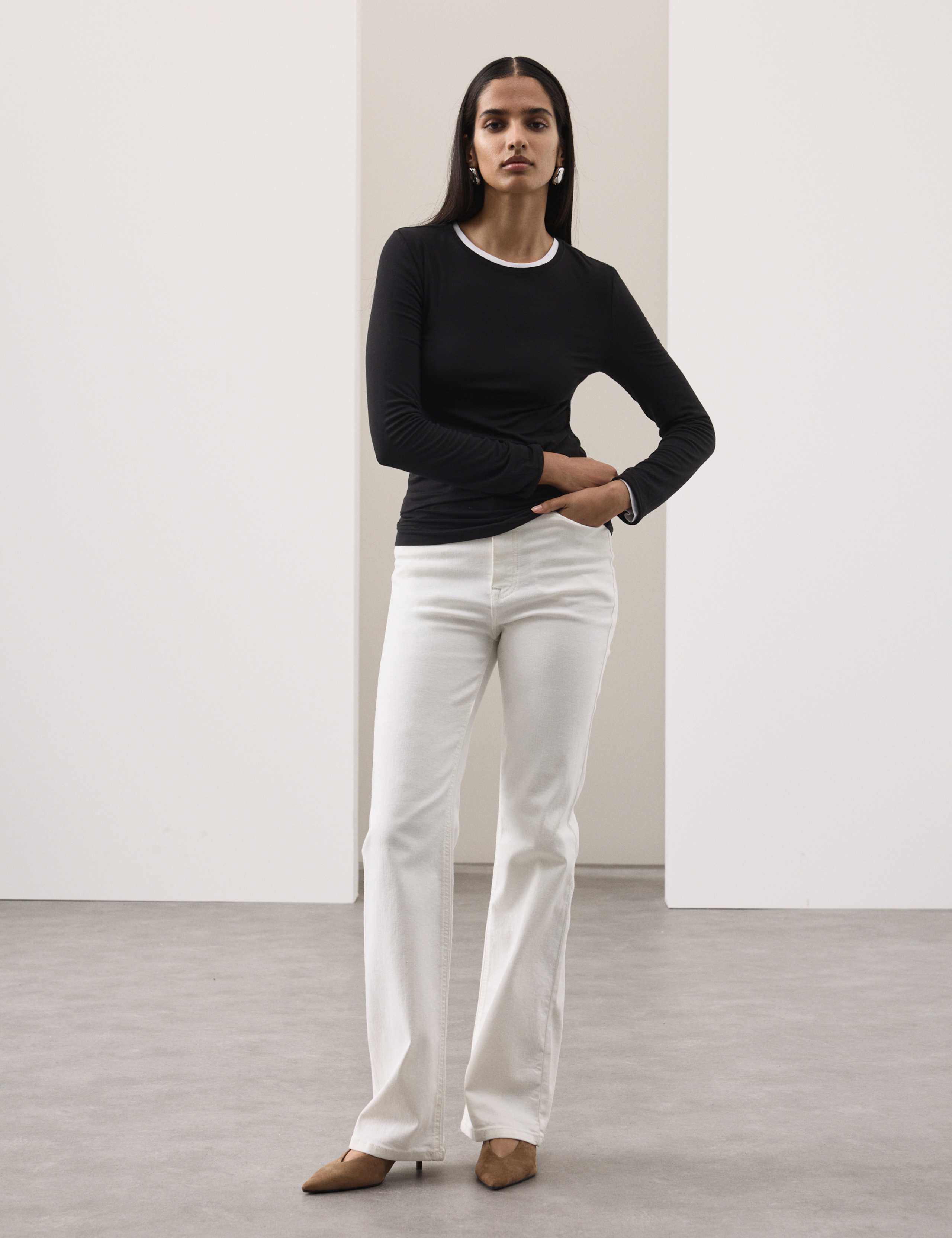 Jersey Crew Neck Top 6 of 6