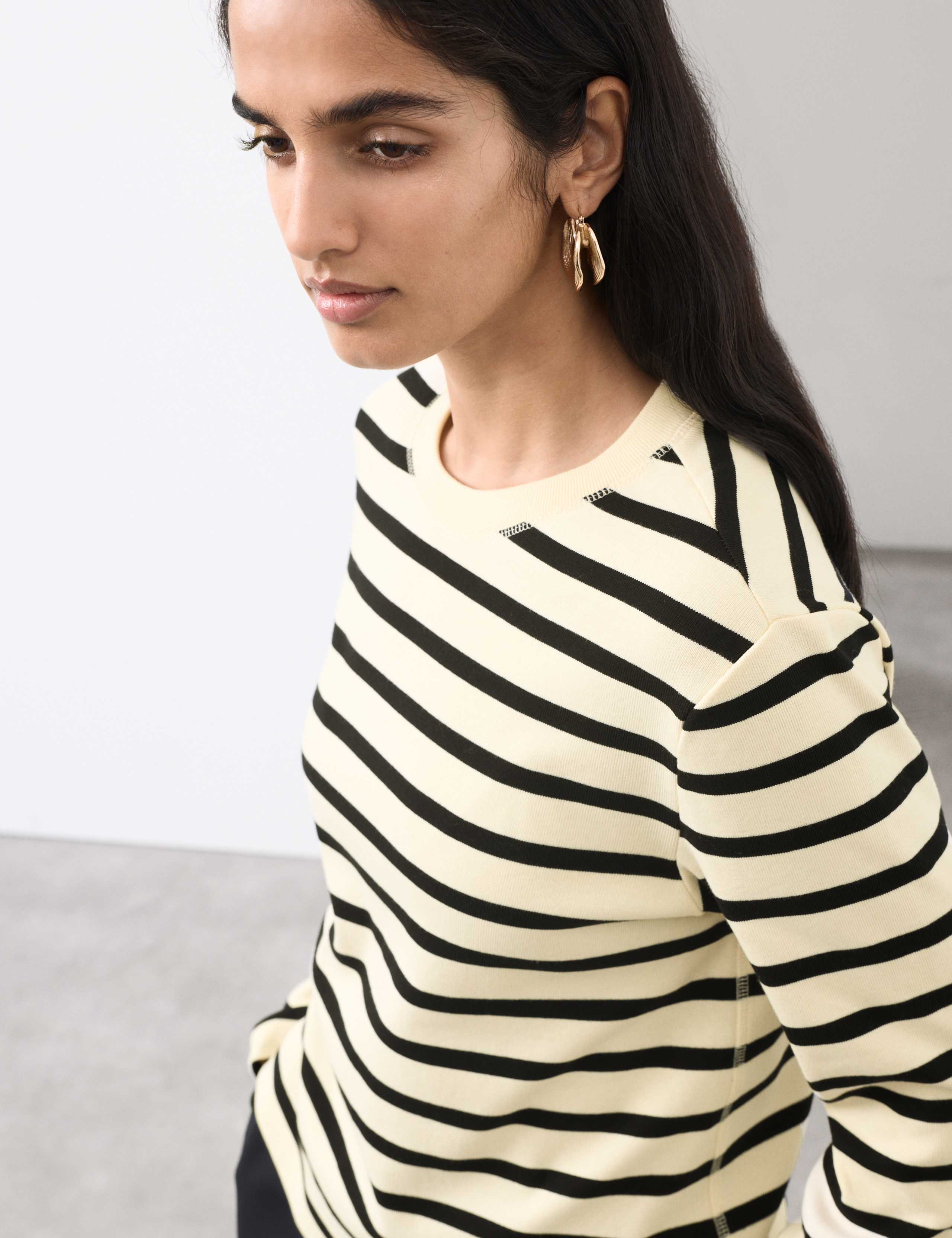 Pure Cotton Striped Top 4 of 7
