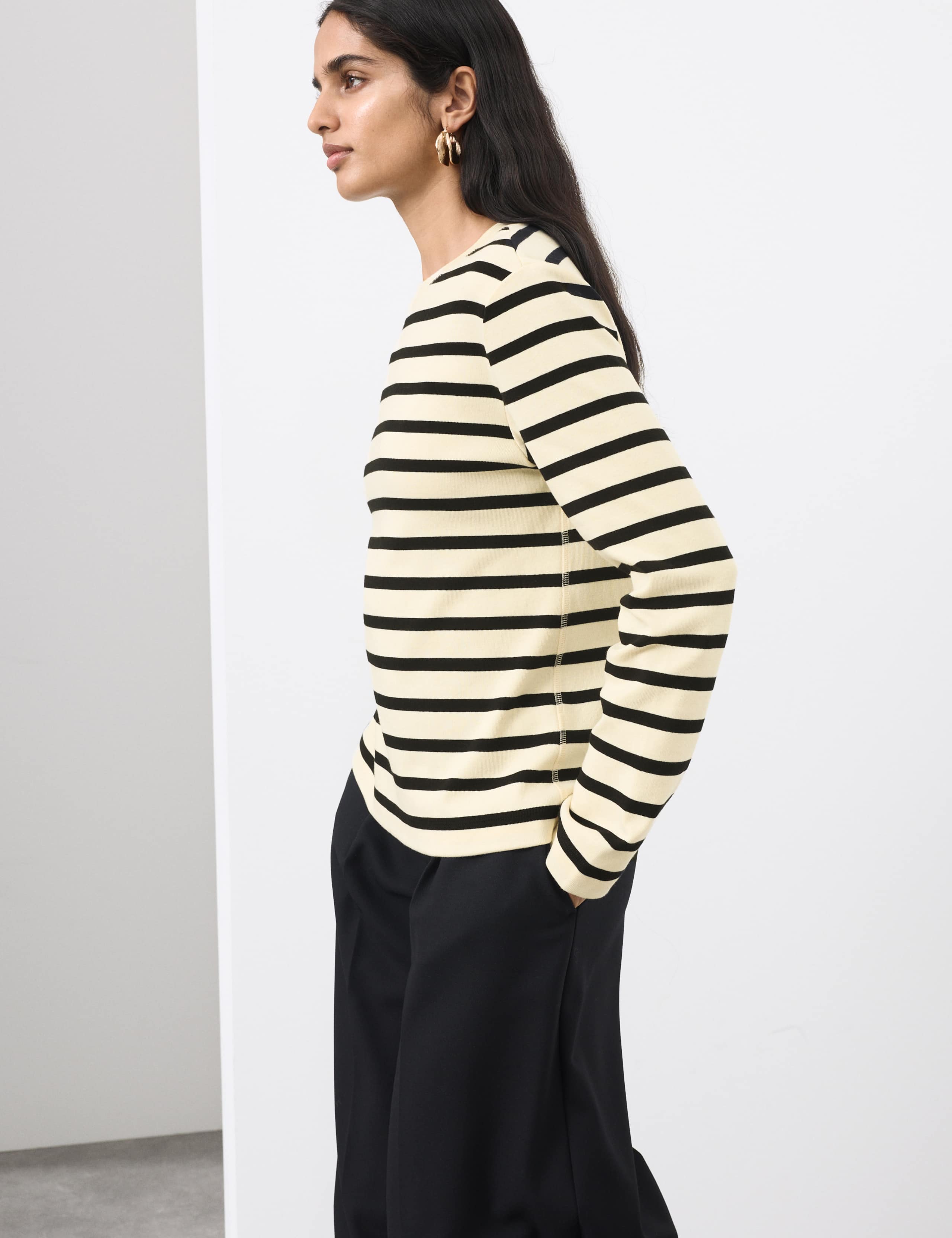 Pure Cotton Striped Top 7 of 7