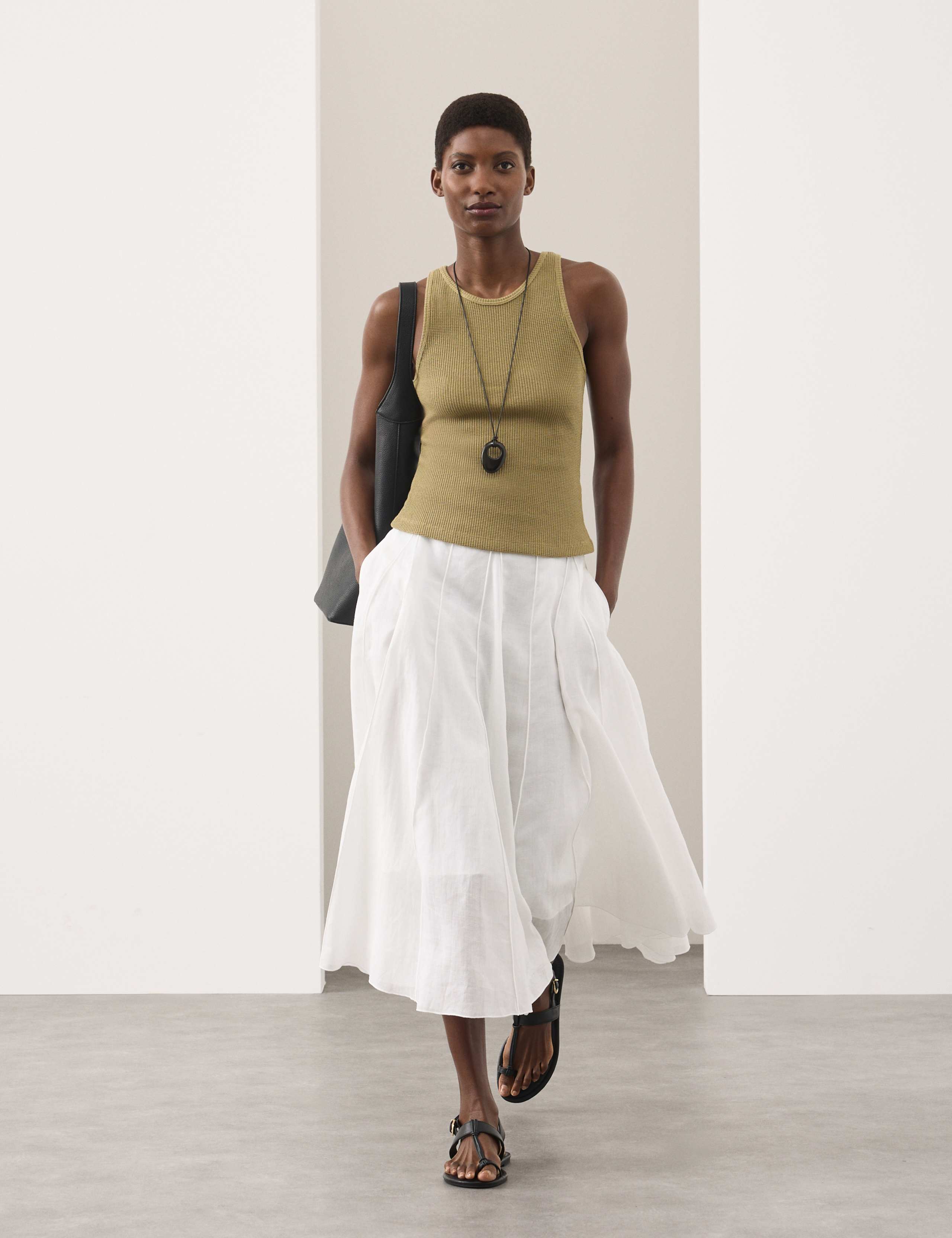 Cotton Rich Sparkly Waffle Tank Top 6 of 6