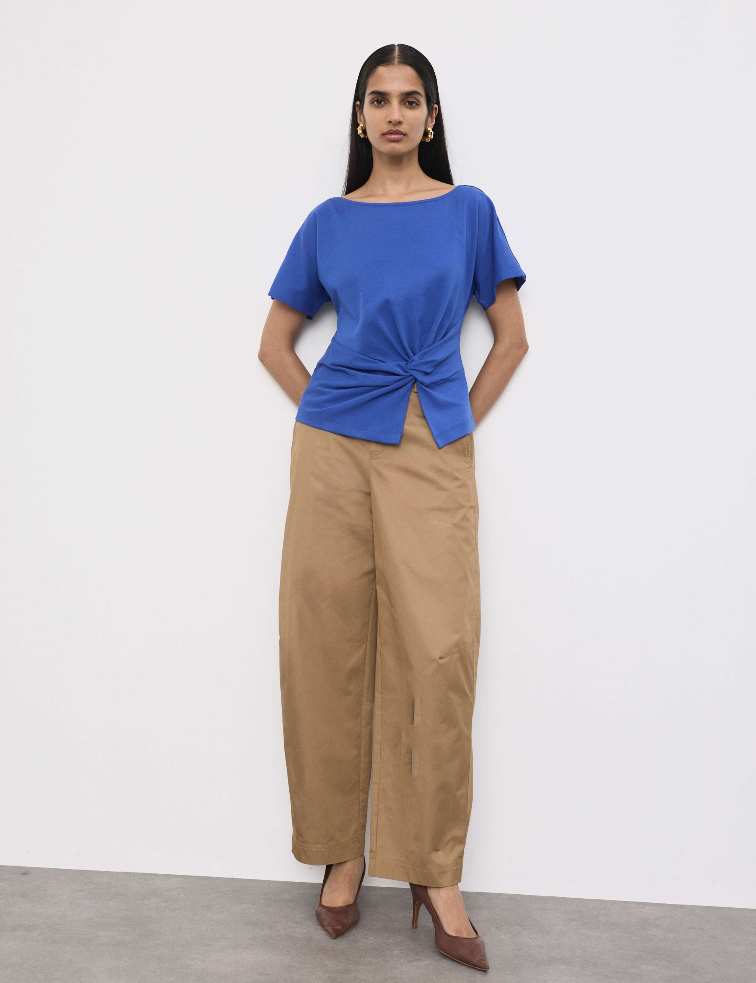 Pure Cotton Asymmetric T-Shirt 5 of 6
