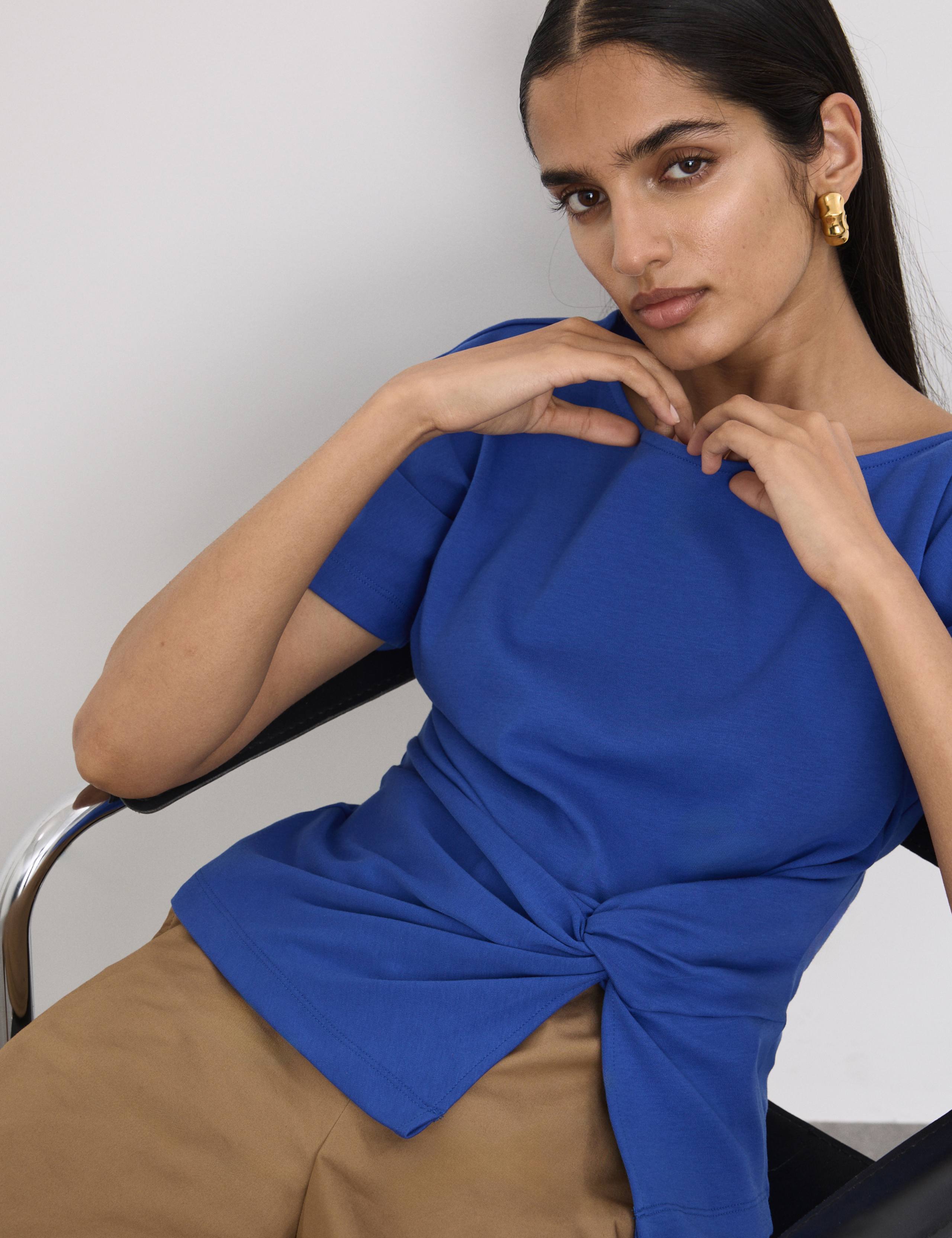 Pure Cotton Asymmetric T-Shirt 6 of 6