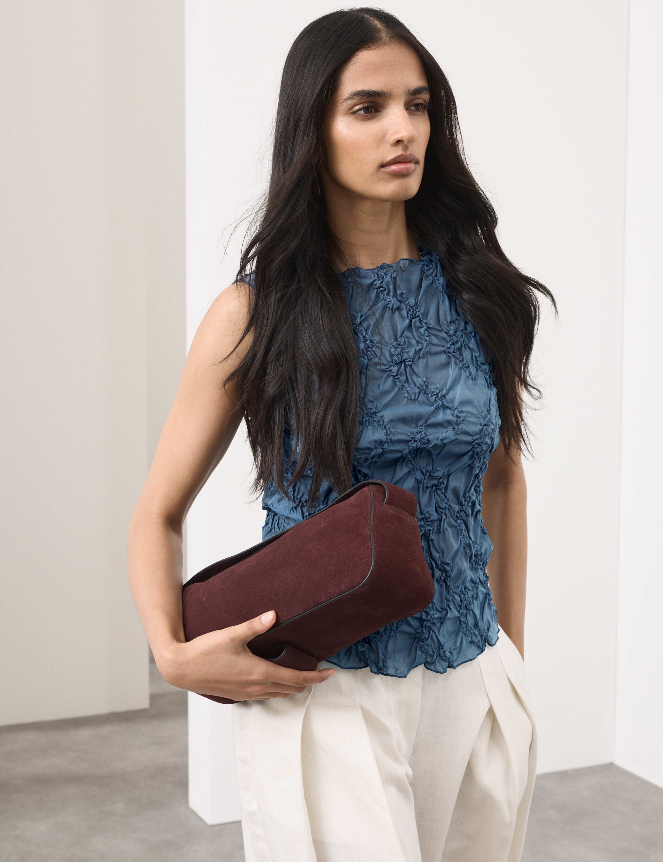 Lyocell Rich Textured Vest Top 5 of 6