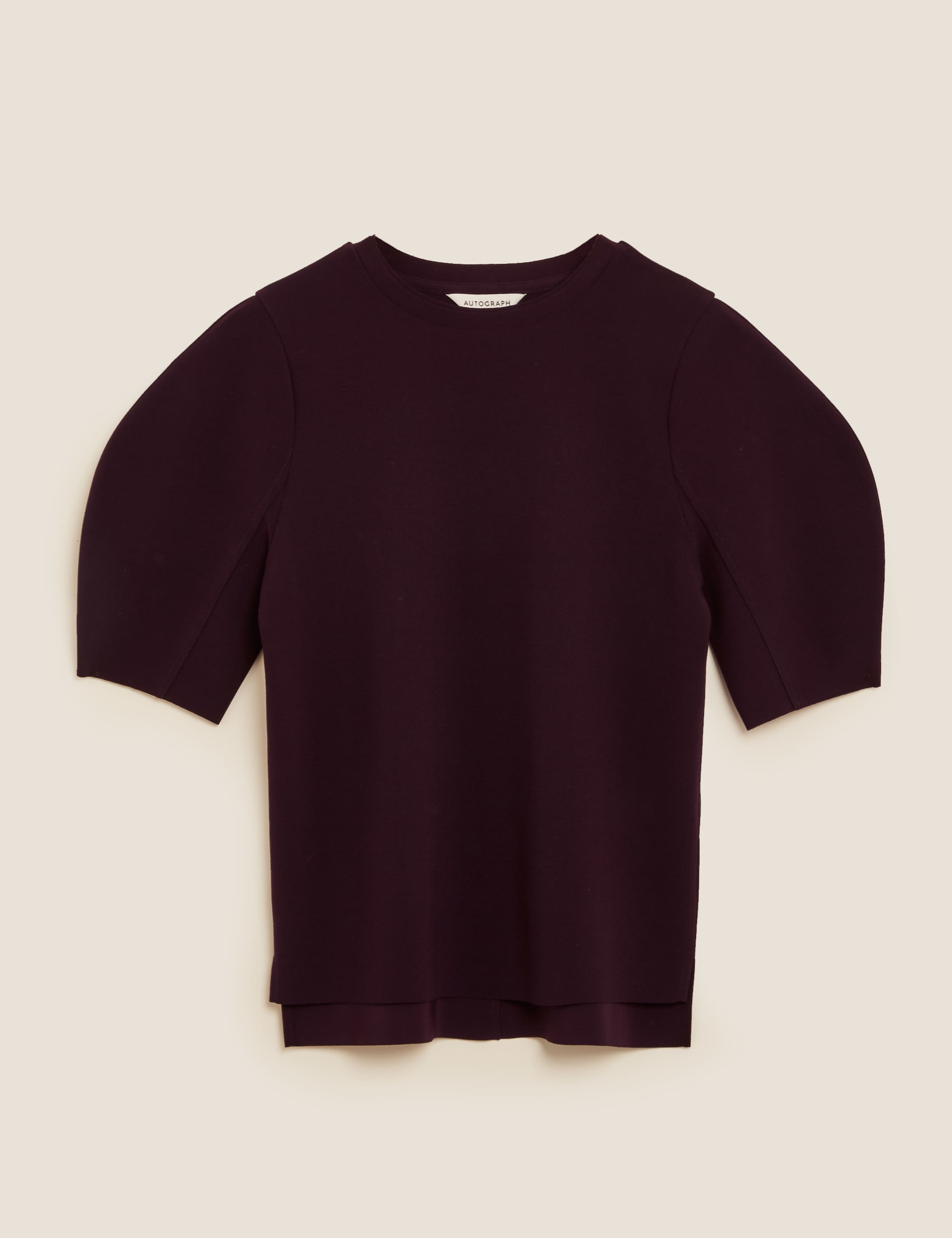 Jersey Crepe Puff Sleeve Top 2 of 5