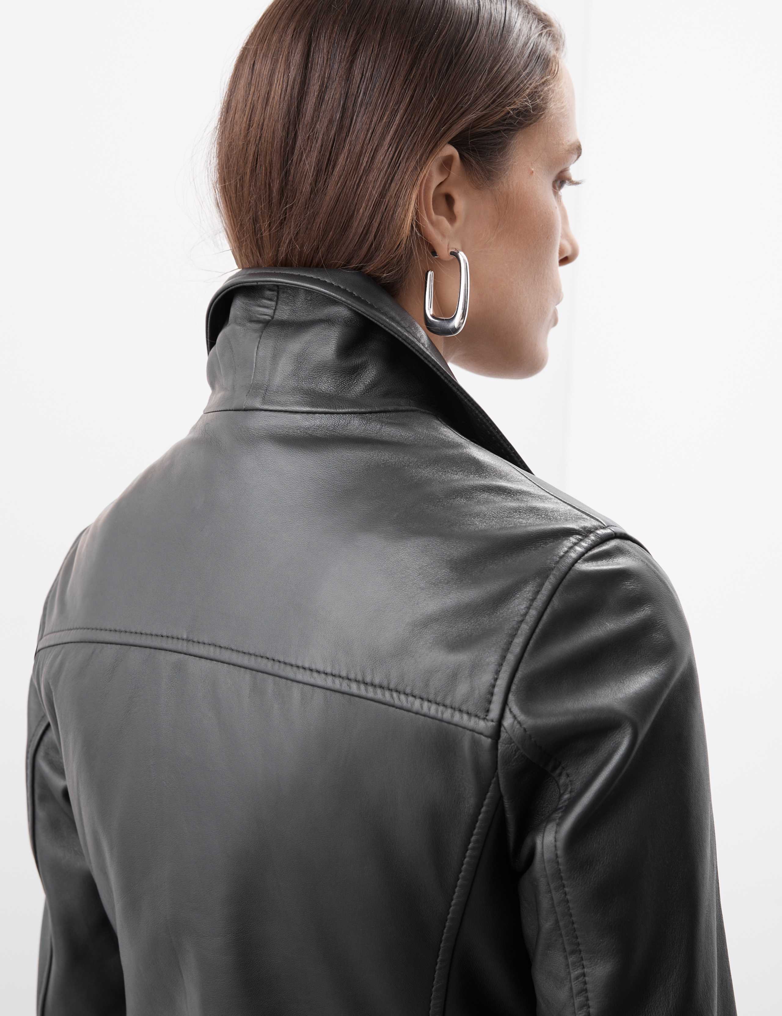Leather Biker Jacket 7 of 8