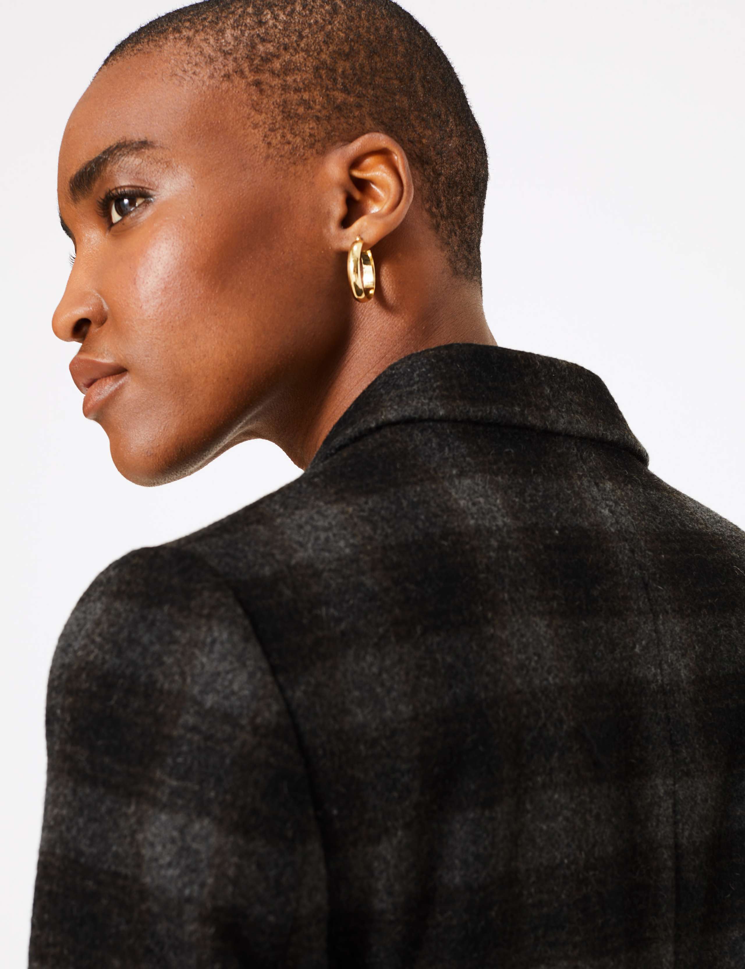 Checked Double Breasted Blazer 6 of 7