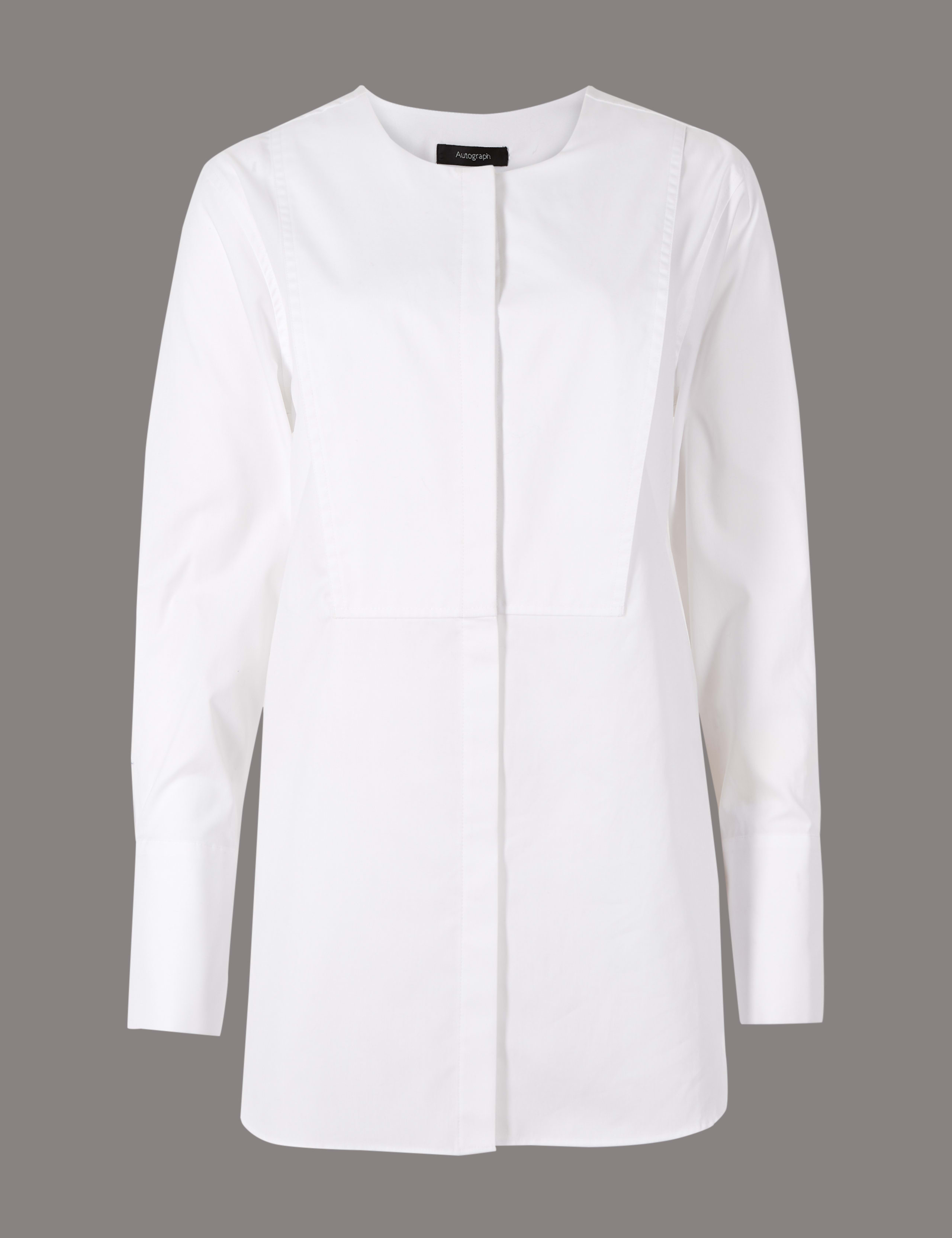 Pure Cotton Round Neck Long Sleeve Shirt 2 of 5