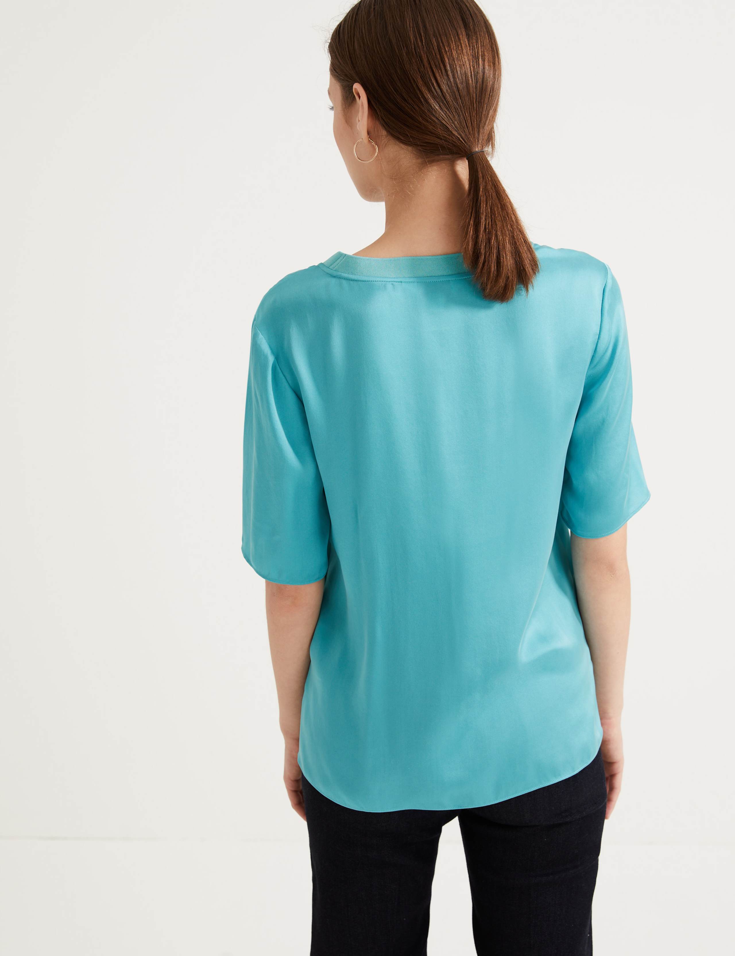 Pure Silk Short Sleeve Top 5 of 5