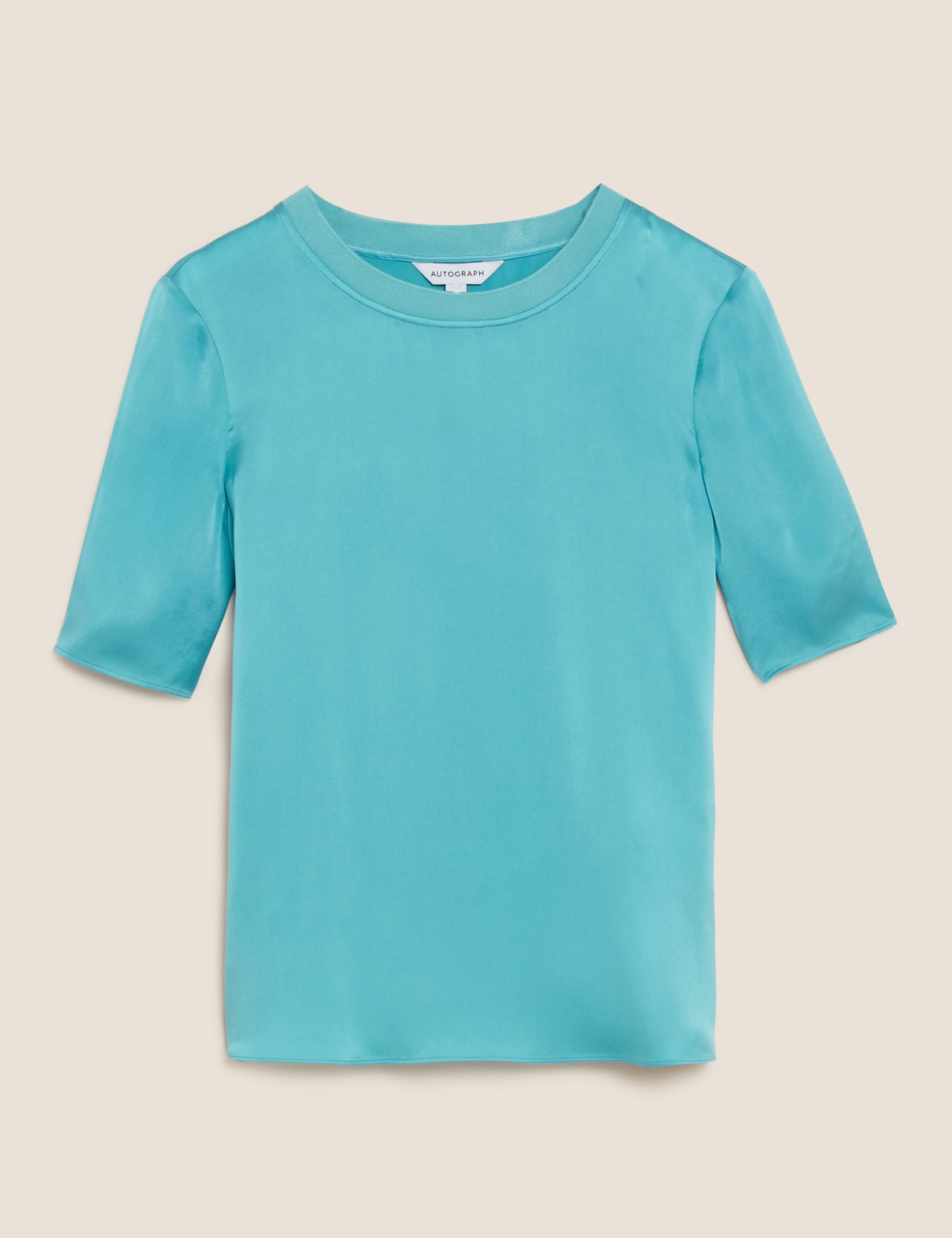 Pure Silk Short Sleeve Top 2 of 5