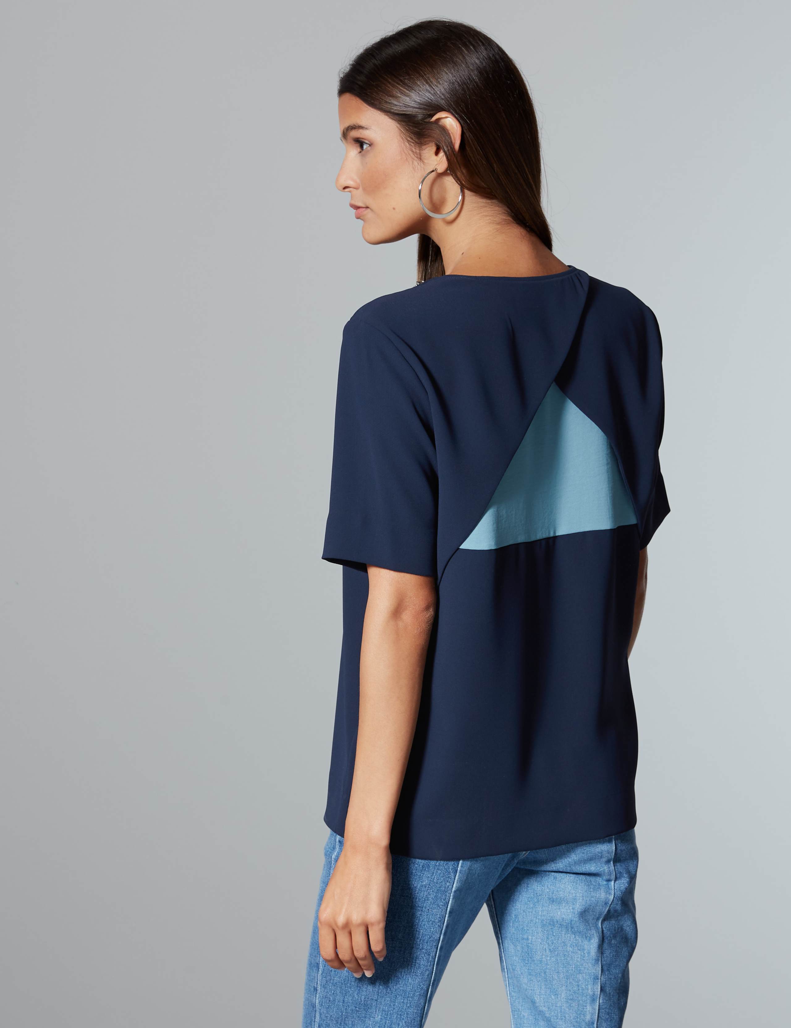 Round Neck Half Sleeve Shell Top 4 of 5