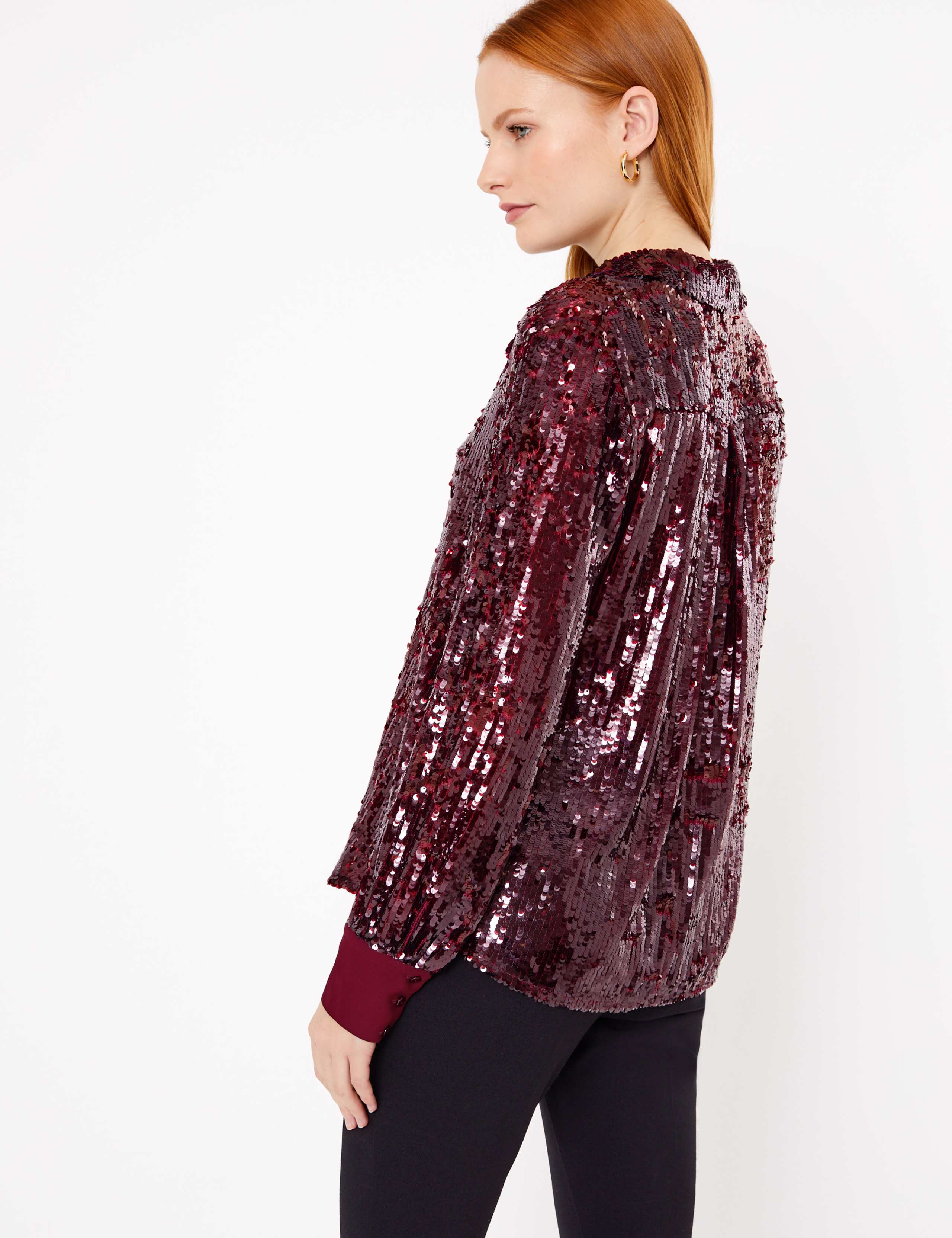 Sequin Revere Collar Shirt 4 of 4