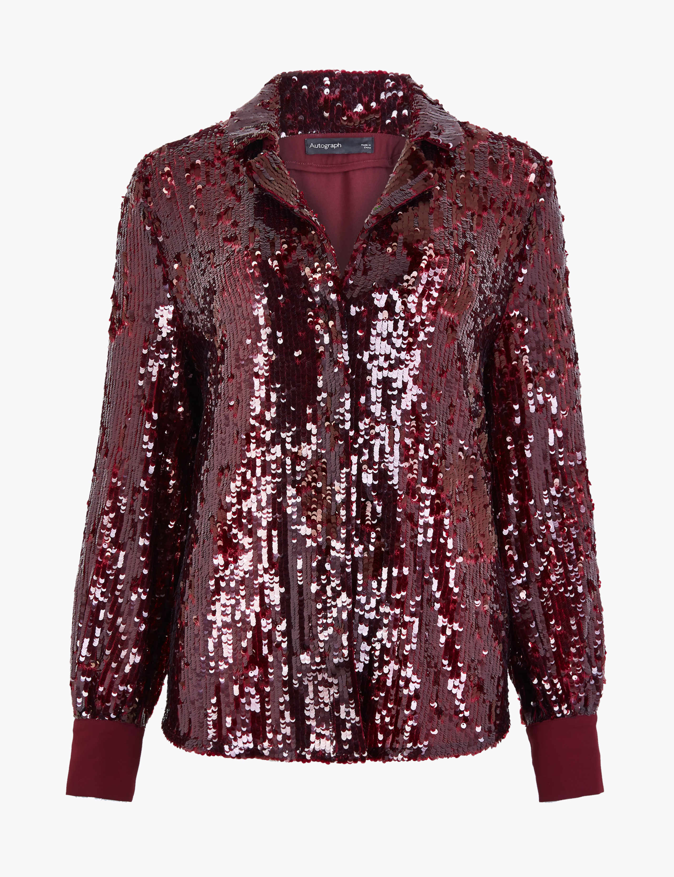 Sequin Revere Collar Shirt 2 of 4