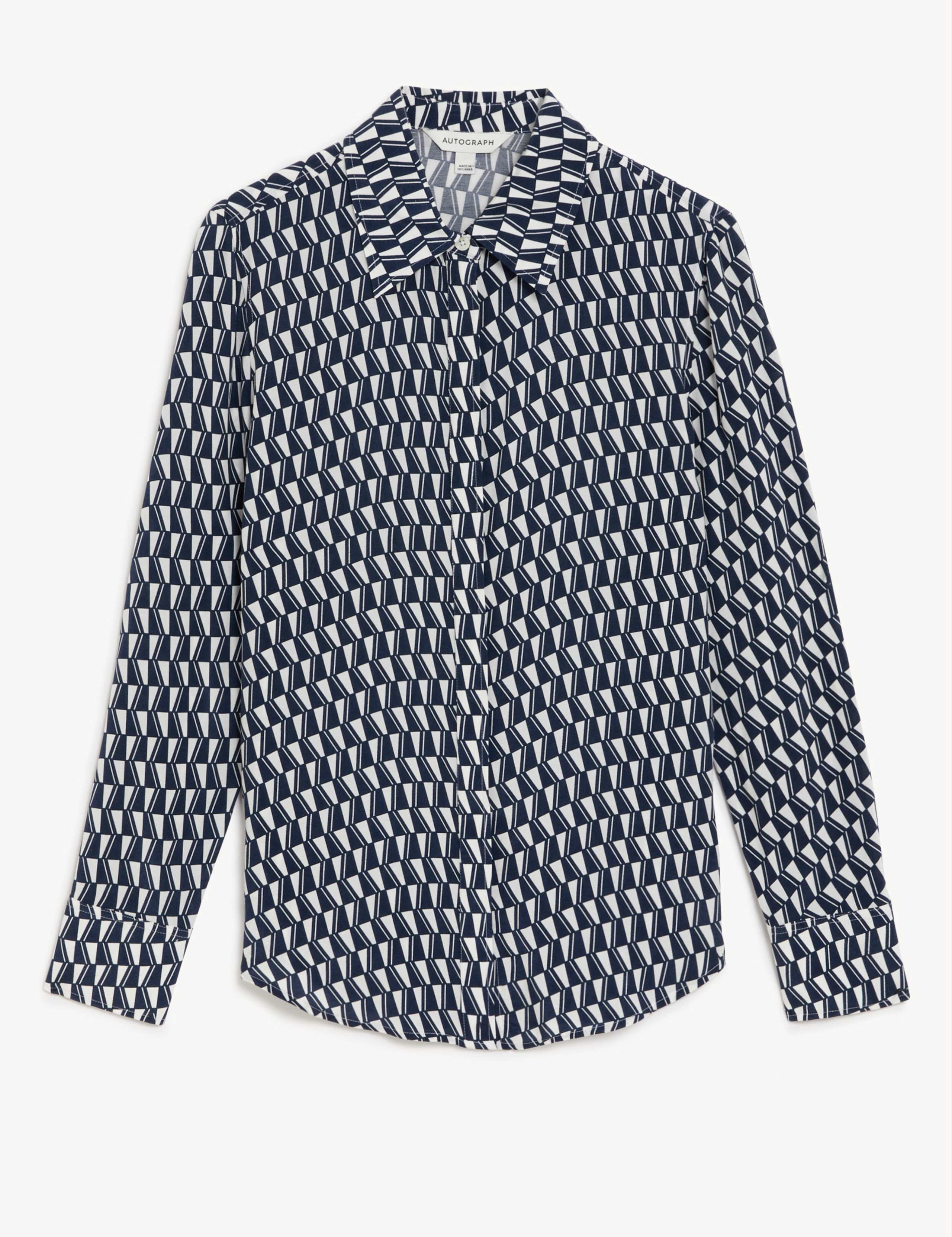 Cupro Rich Printed Shirt 2 of 6