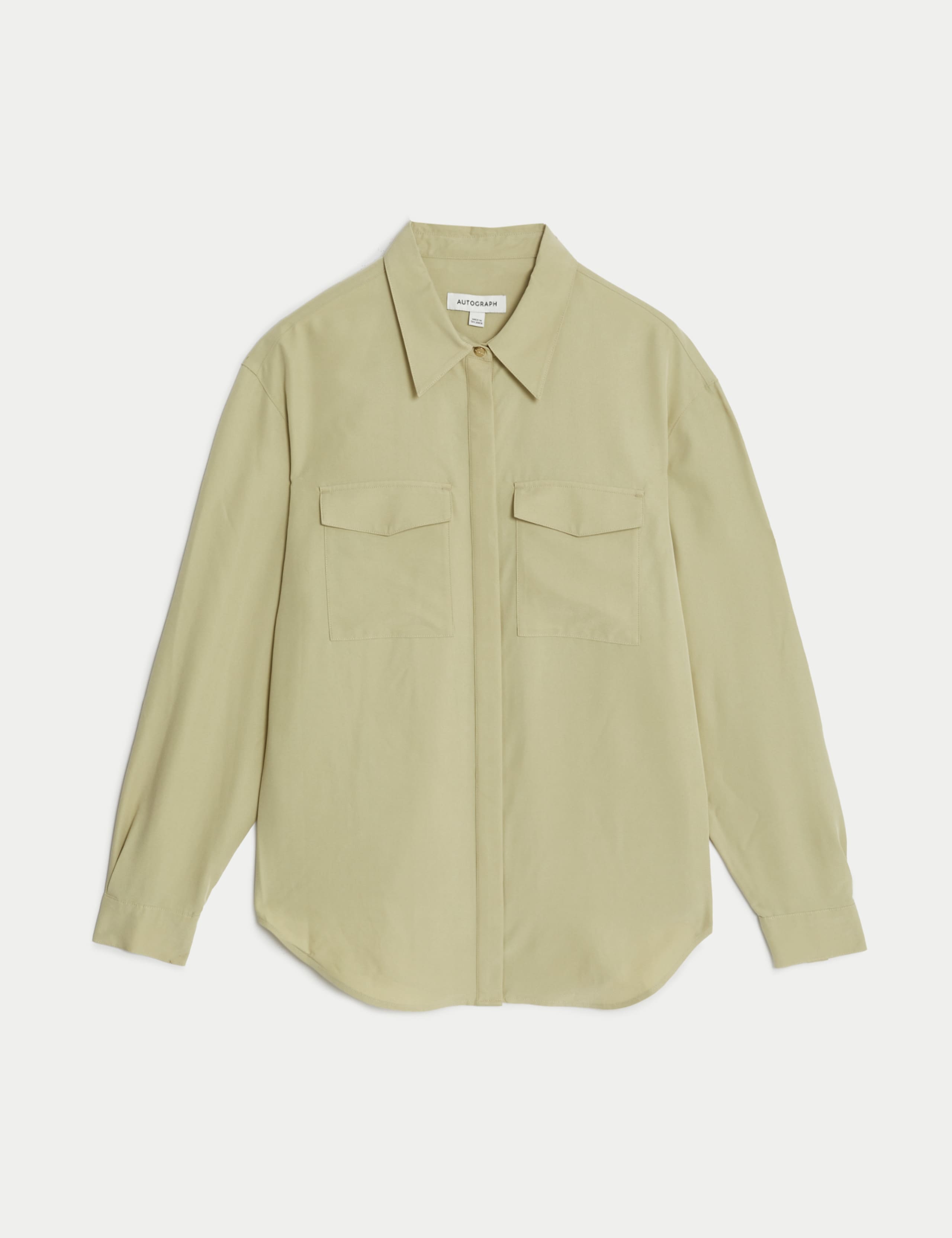 Modal Rich Collared Relaxed Utility Shirt 2 of 6