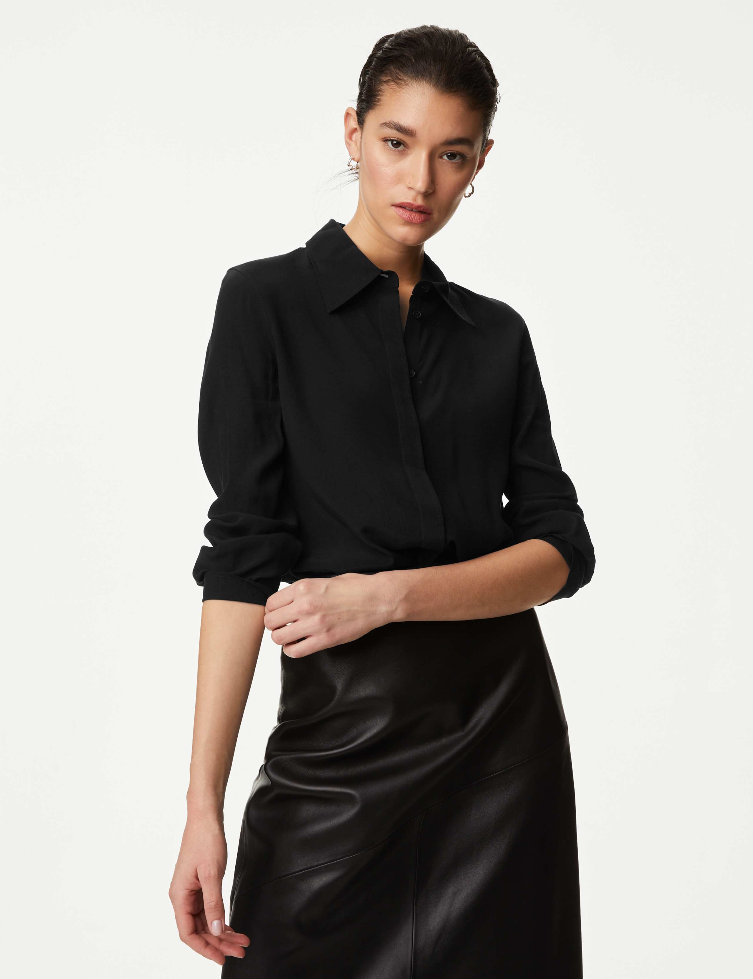Cupro Rich Collared Shirt 3 of 6