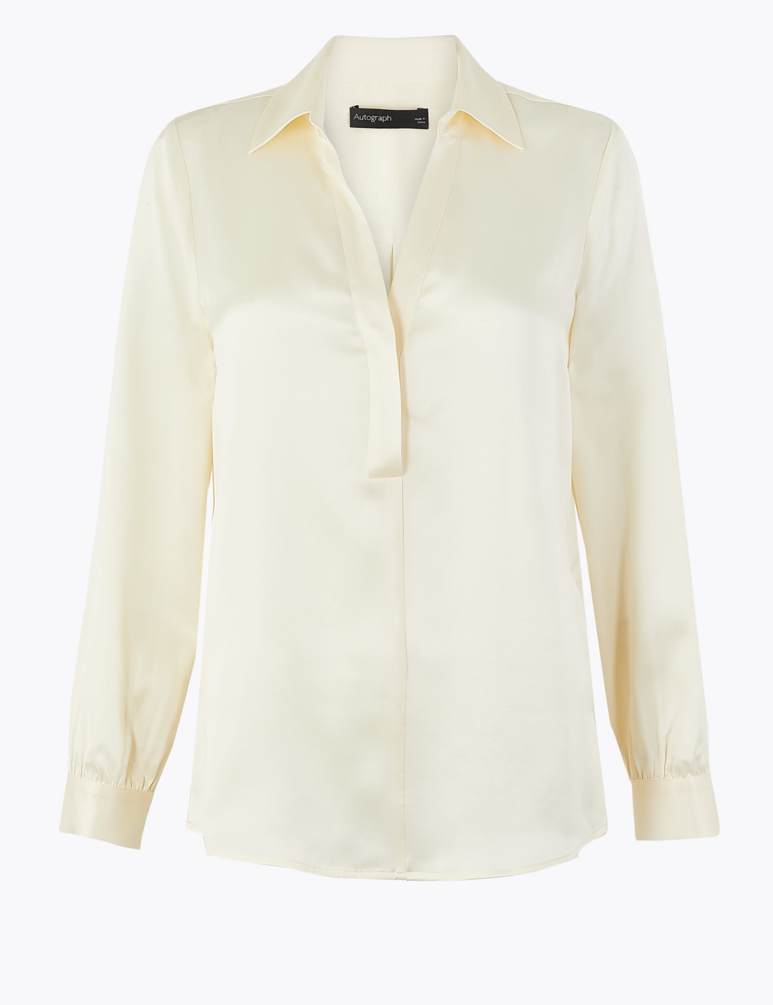 Pure Silk Long Sleeve Blouse 2 of 5