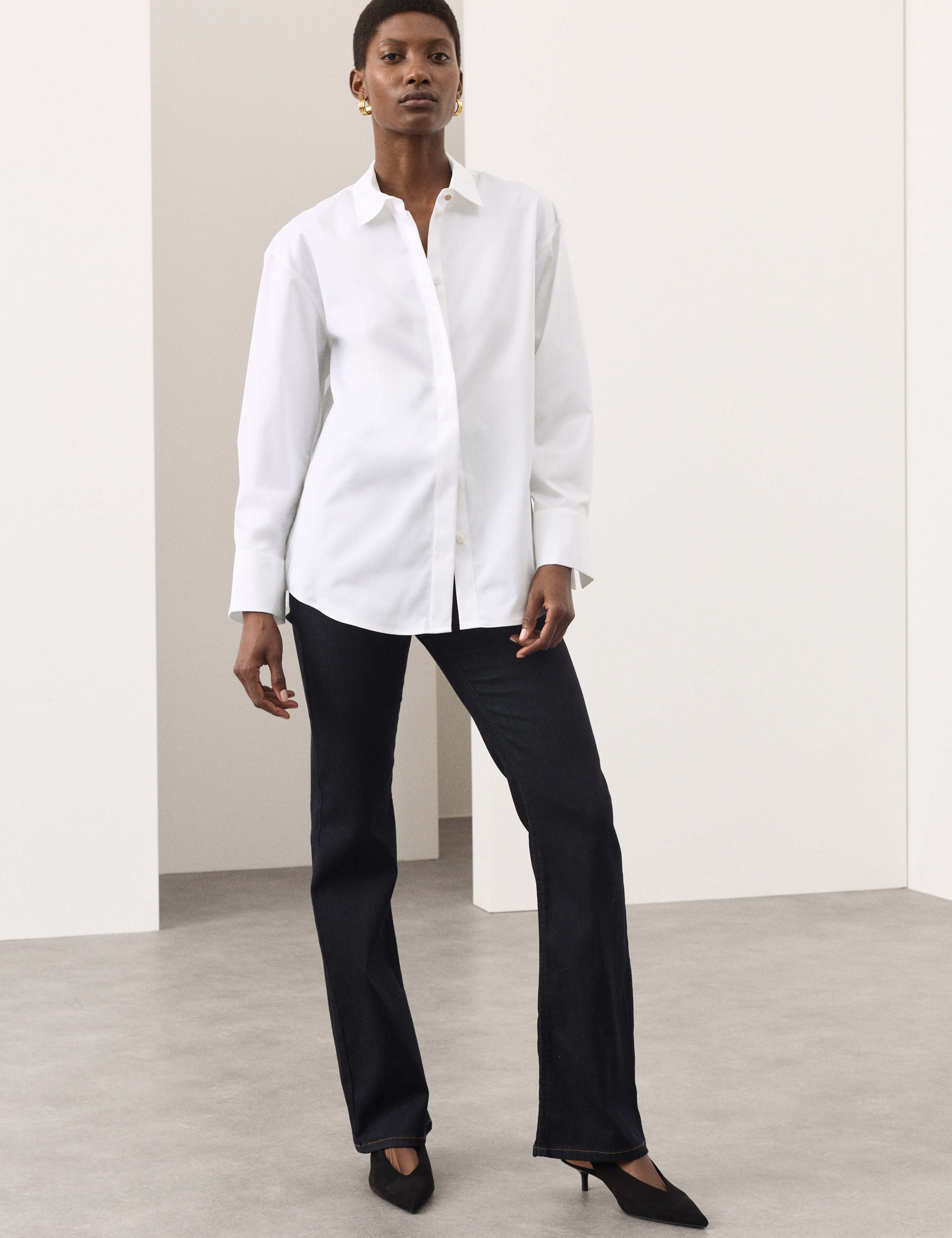 Pure Cotton Collared Relaxed Shirt 7 of 7