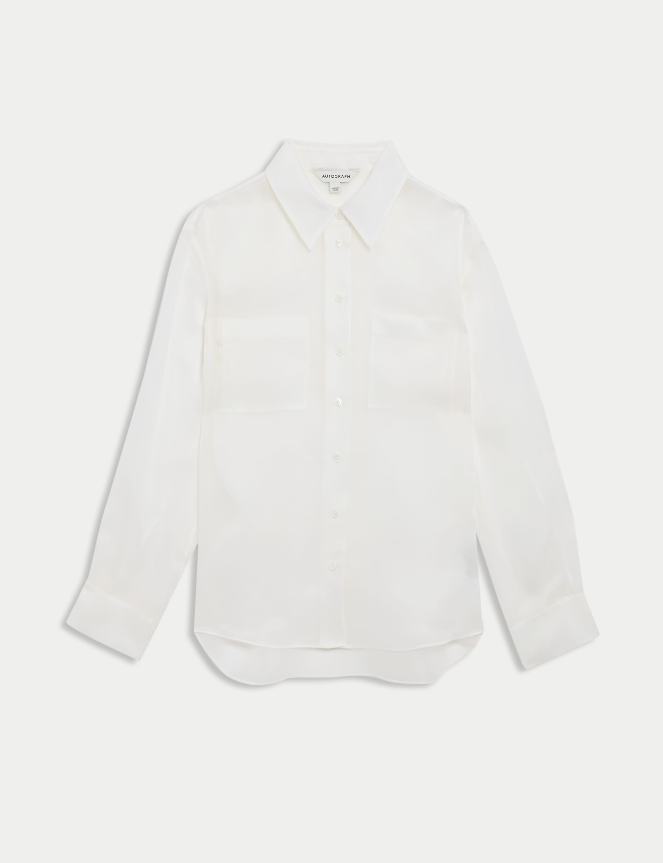 Pure Silk Organza Shirt 2 of 7