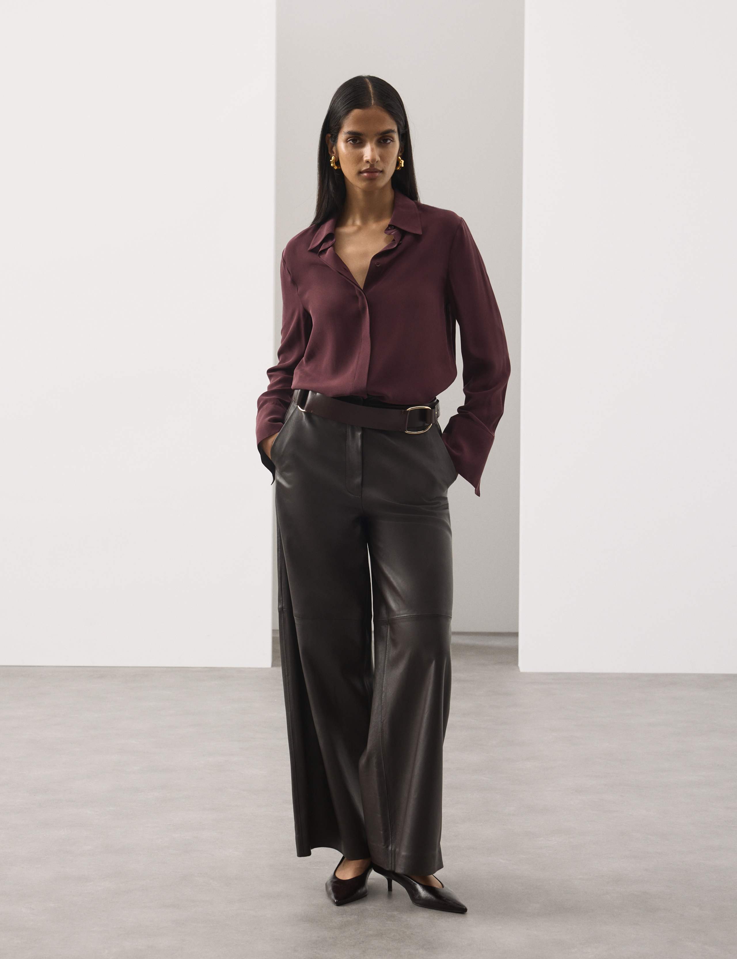 Pure Silk Collared Shirt 3 of 7