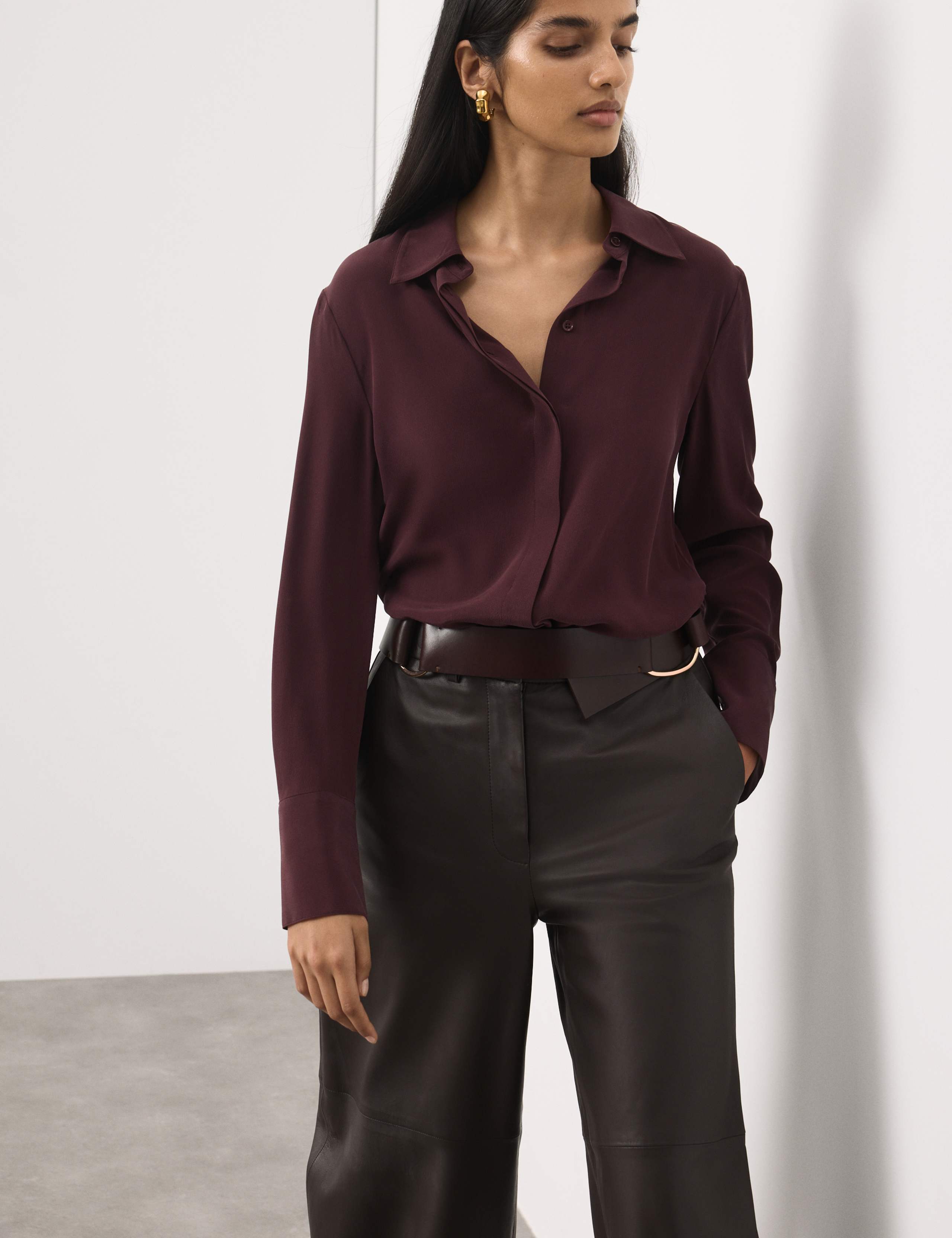 Pure Silk Collared Shirt 7 of 7