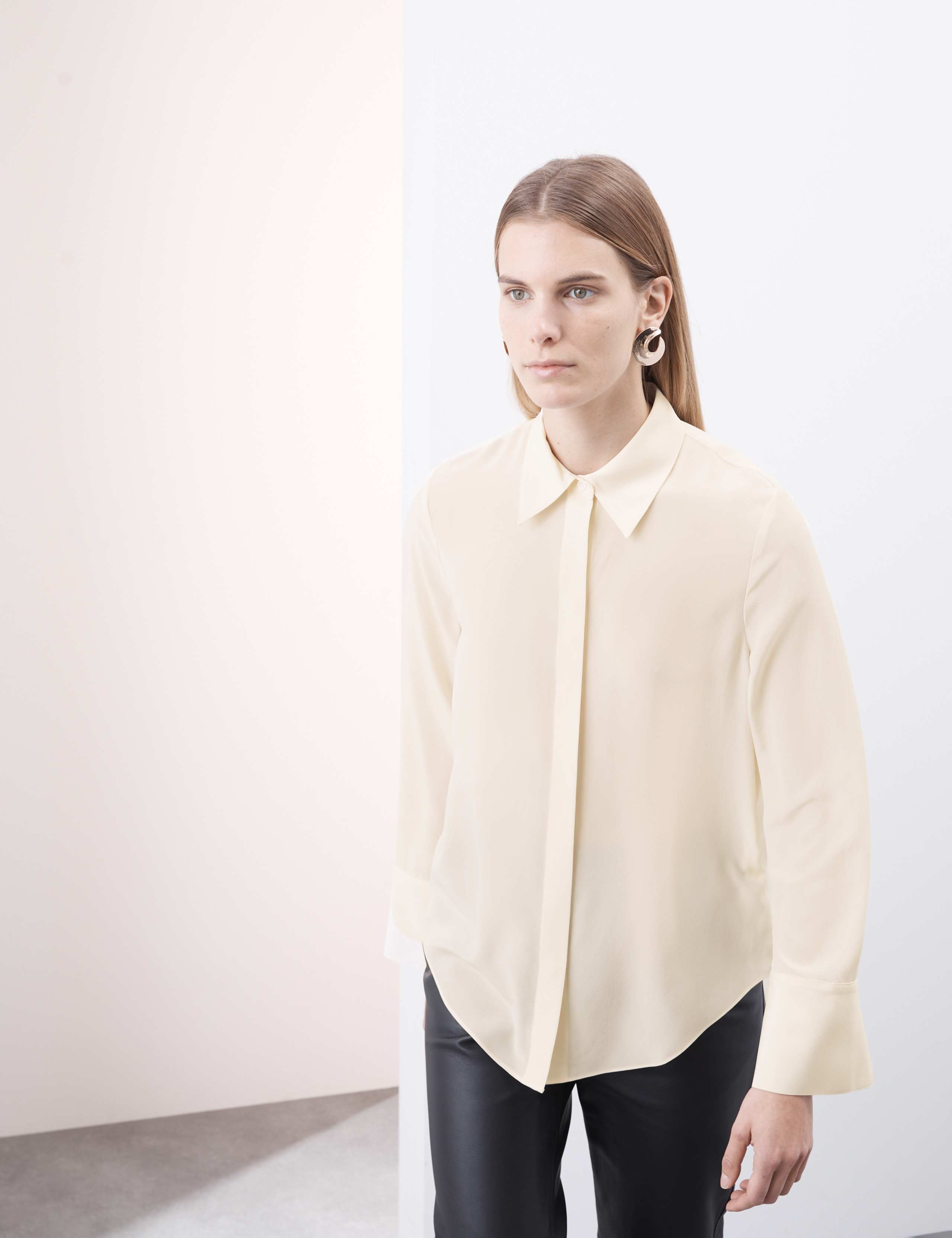 Pure Silk Collared Shirt 4 of 5