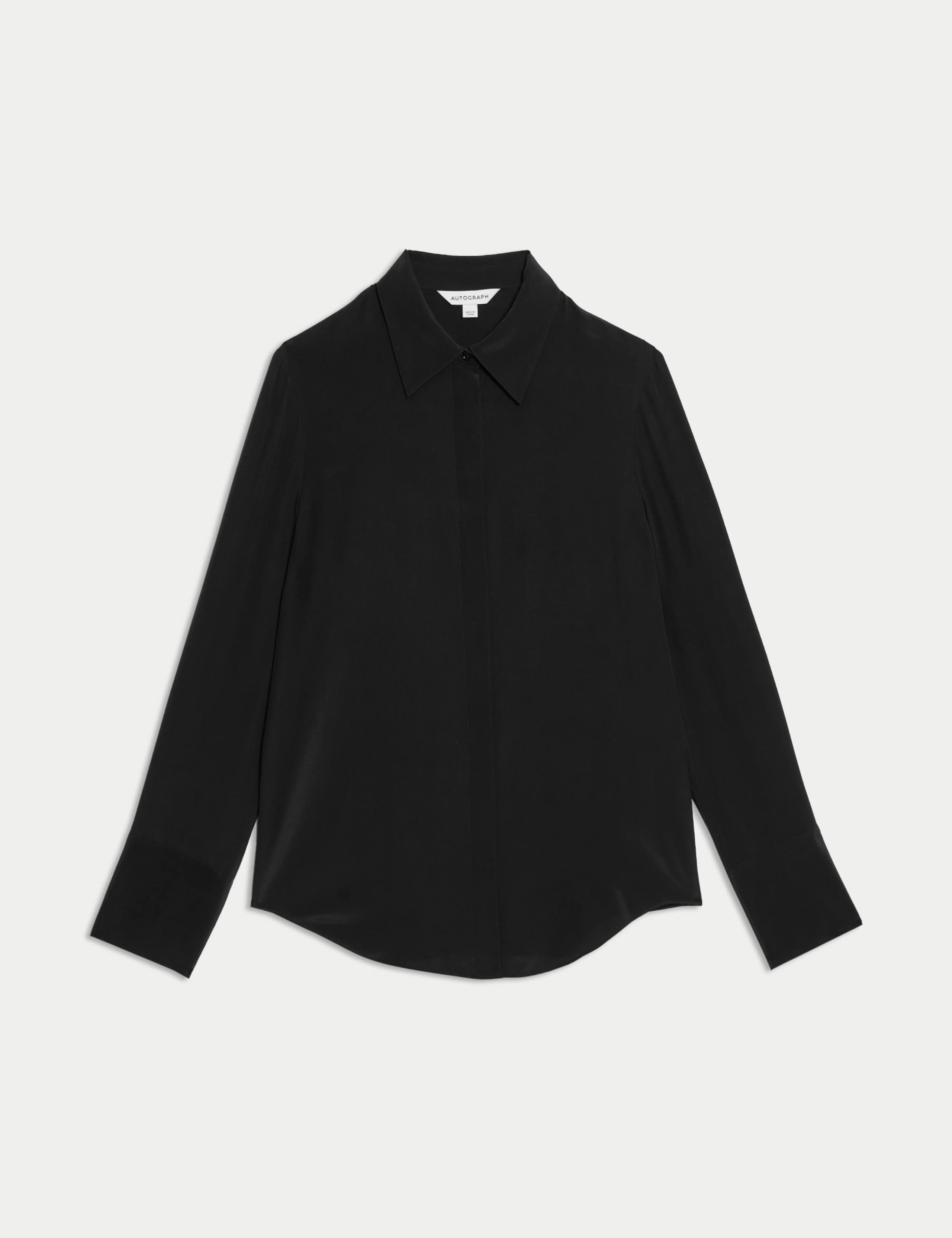 Pure Silk Collared Shirt 2 of 6