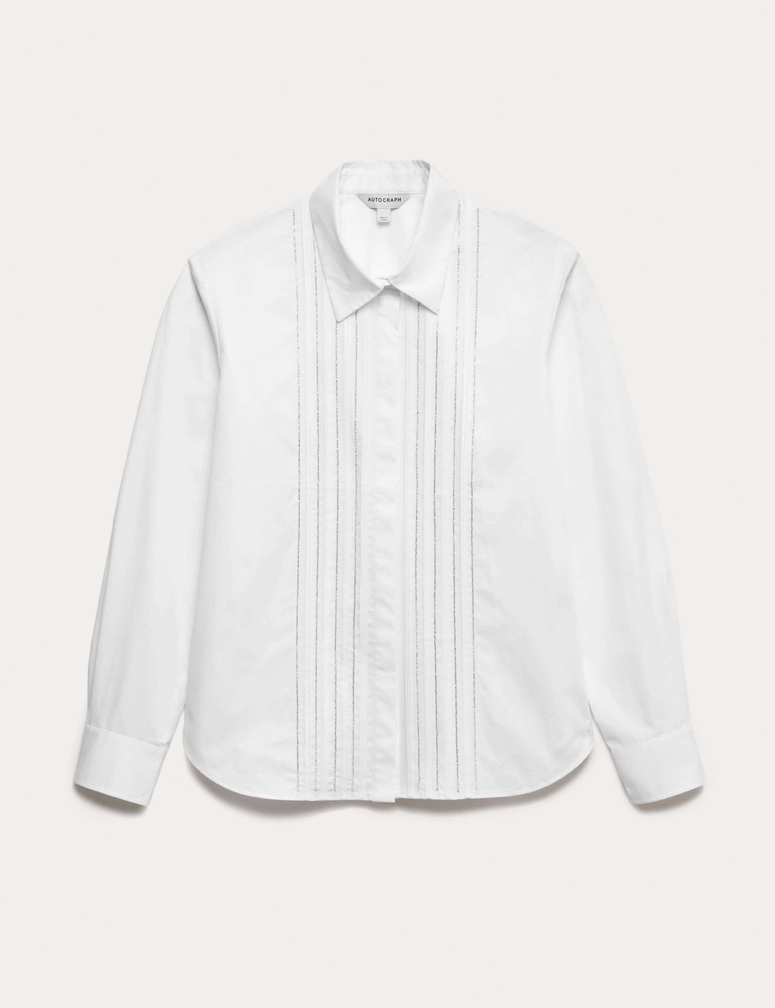 Pure Cotton Embellished Shirt 2 of 6