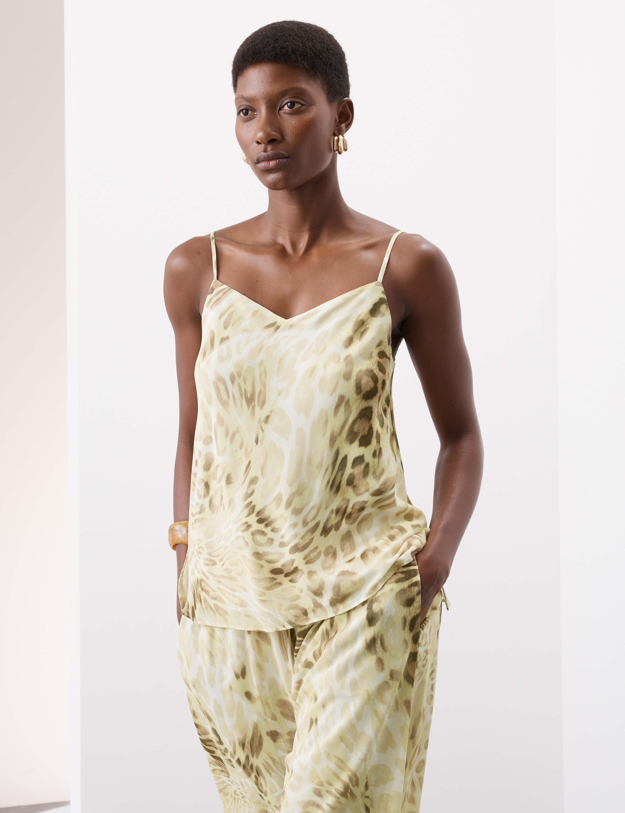 Animal Print Cami Top 1 of 5