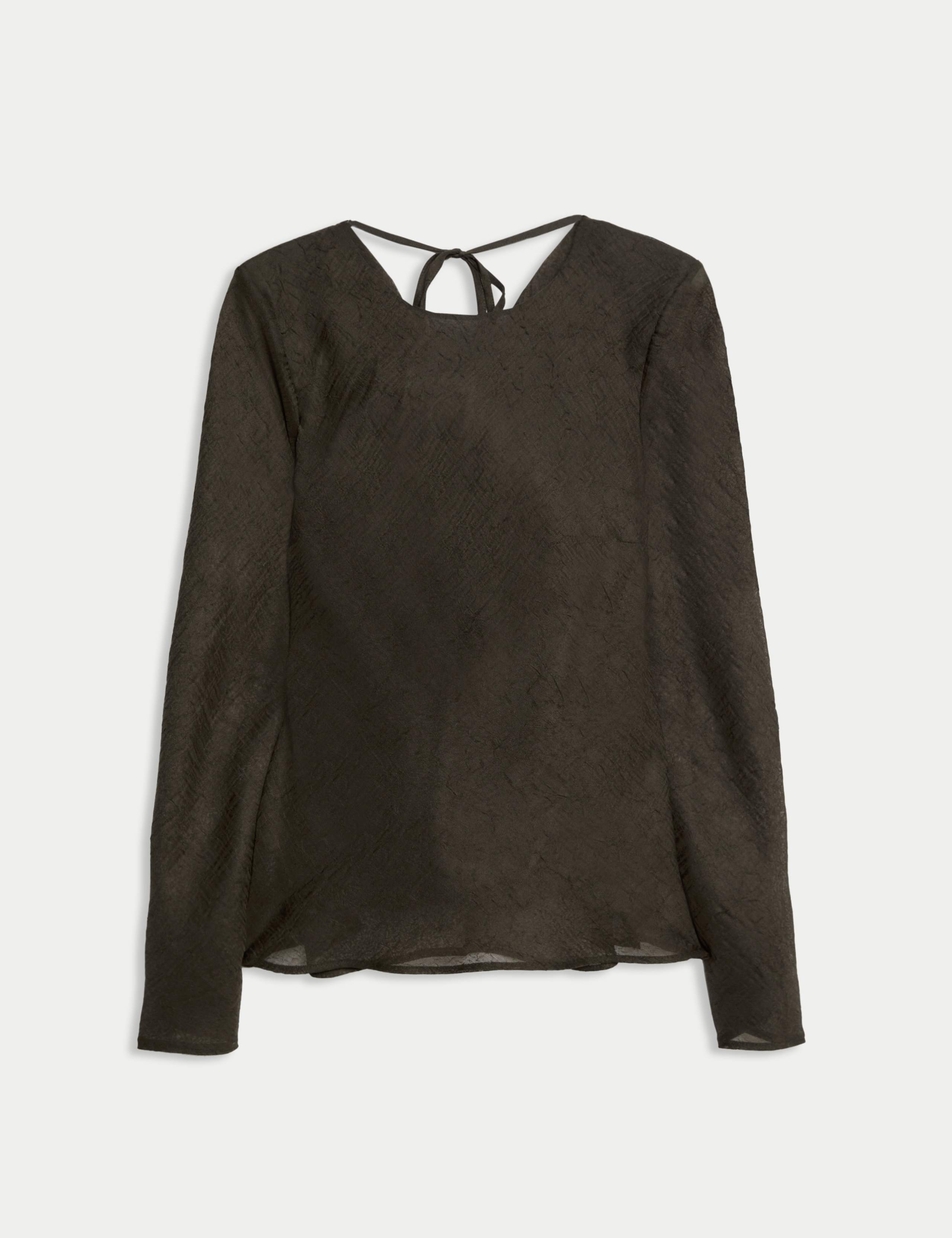 Textured Draped Blouse 2 of 5