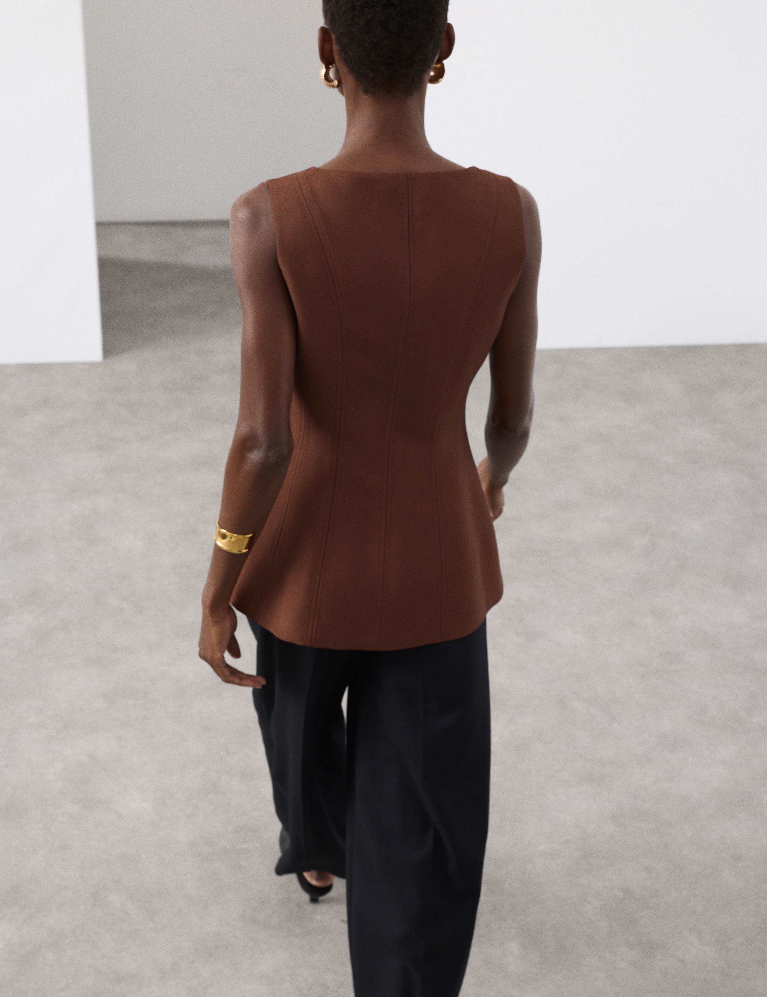 Fitted Waistcoat With Wool 5 of 6