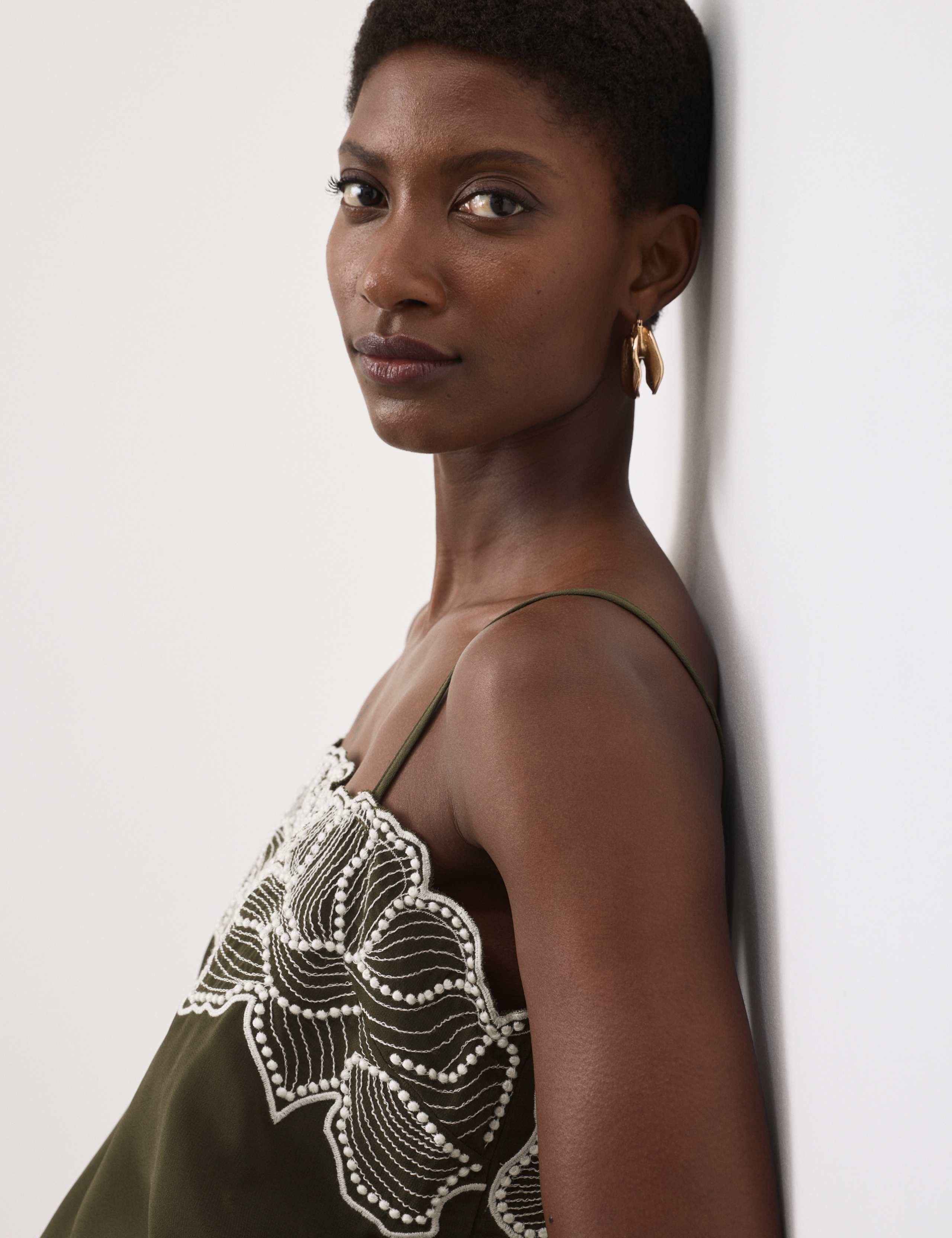 Floral Embroidered Cami Top 3 of 7