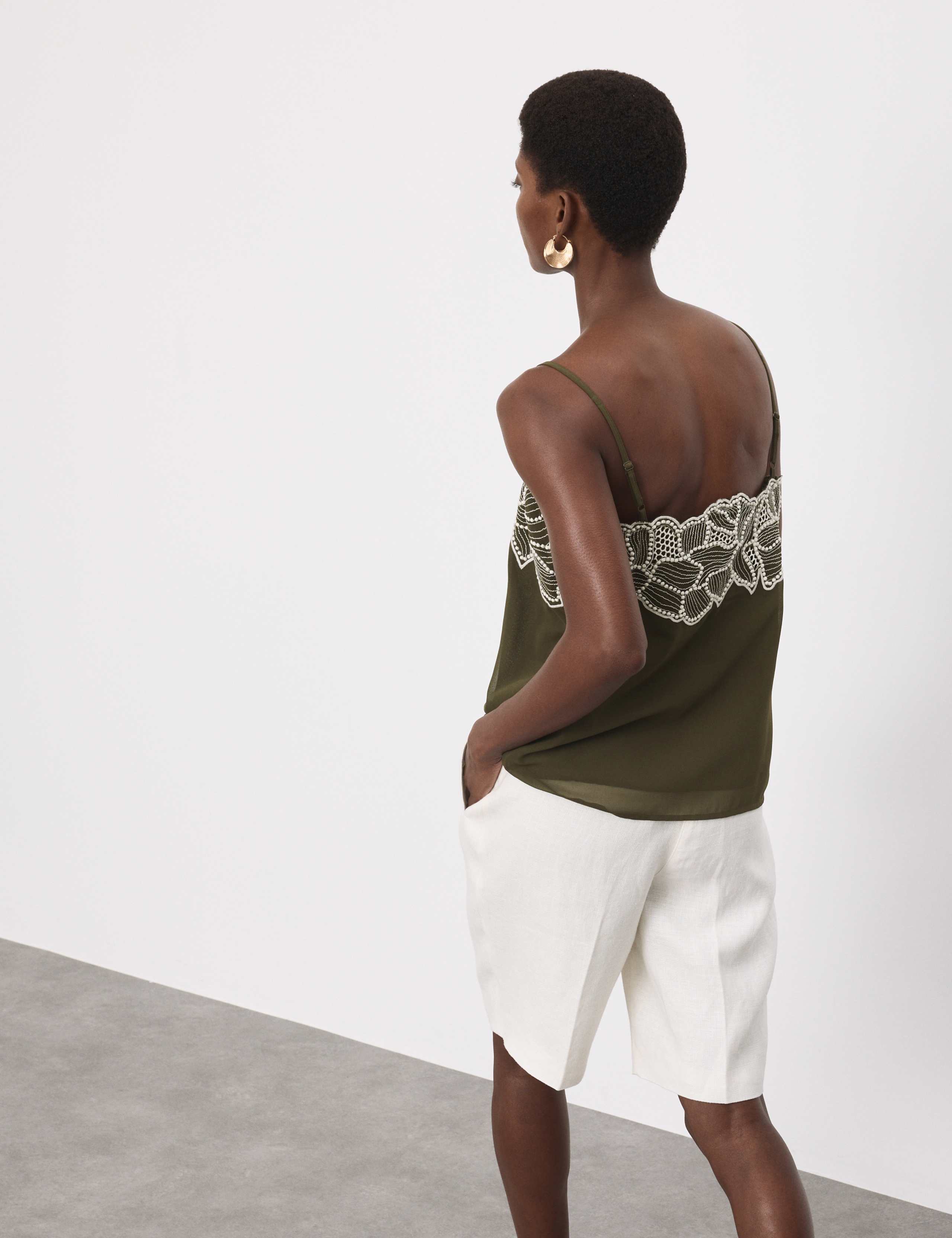 Floral Embroidered Cami Top 4 of 7